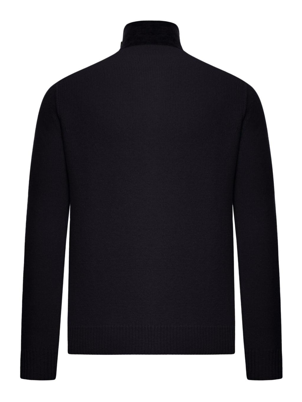 High Neck Wool Cardigan Stone island – Гарантія оригінальності – вид ззаду