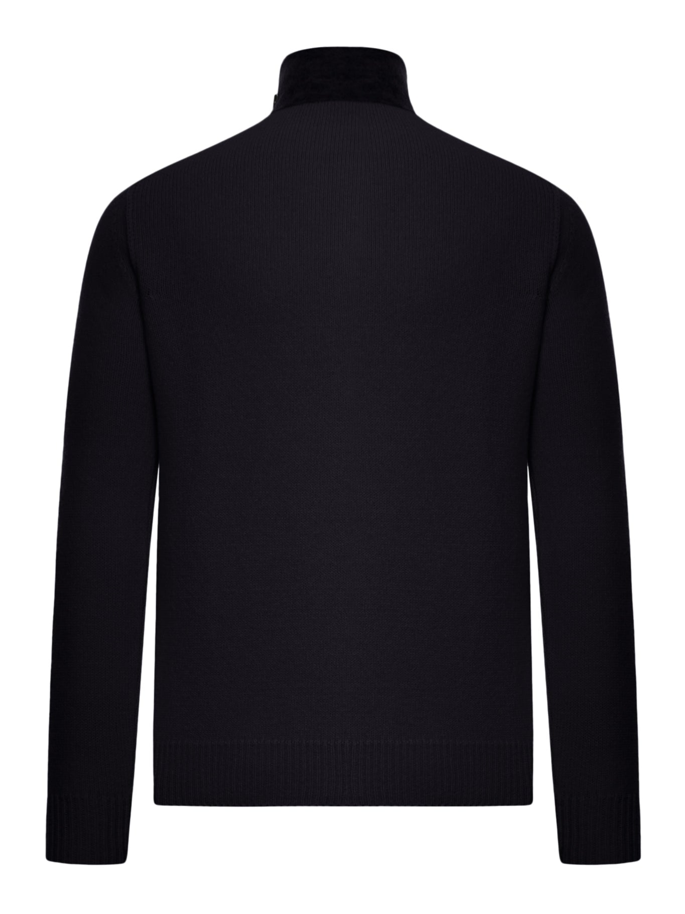 High Neck Wool Cardigan Stone island – Гарантія оригінальності – вид ззаду