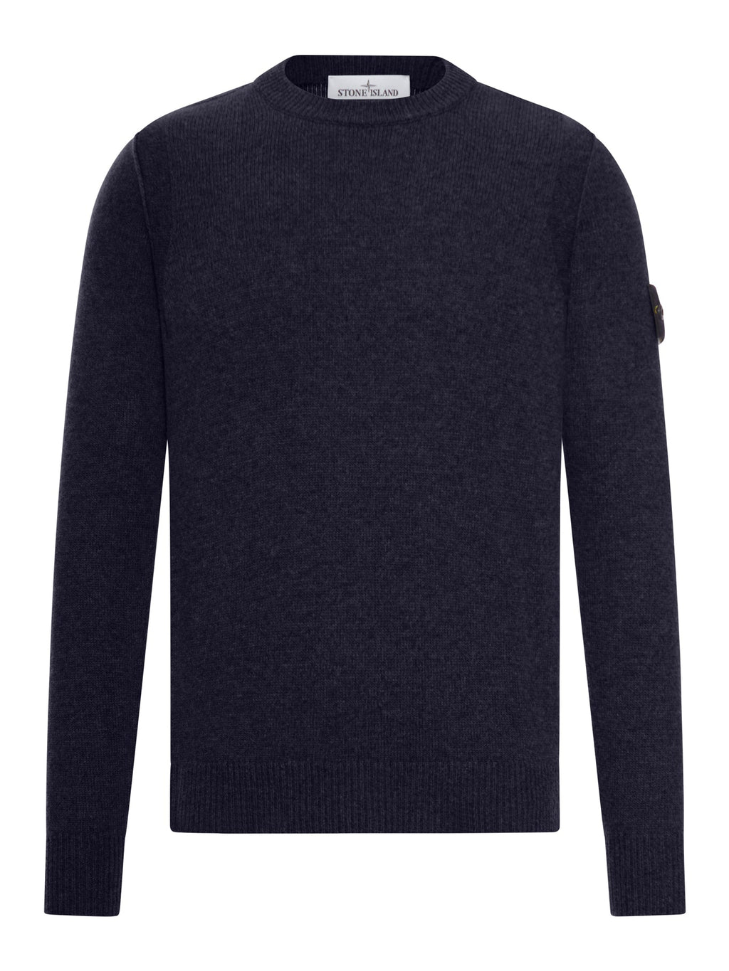 Оригінальна Melange Effect Sweater With Compass Logo Stone island – боковий вид