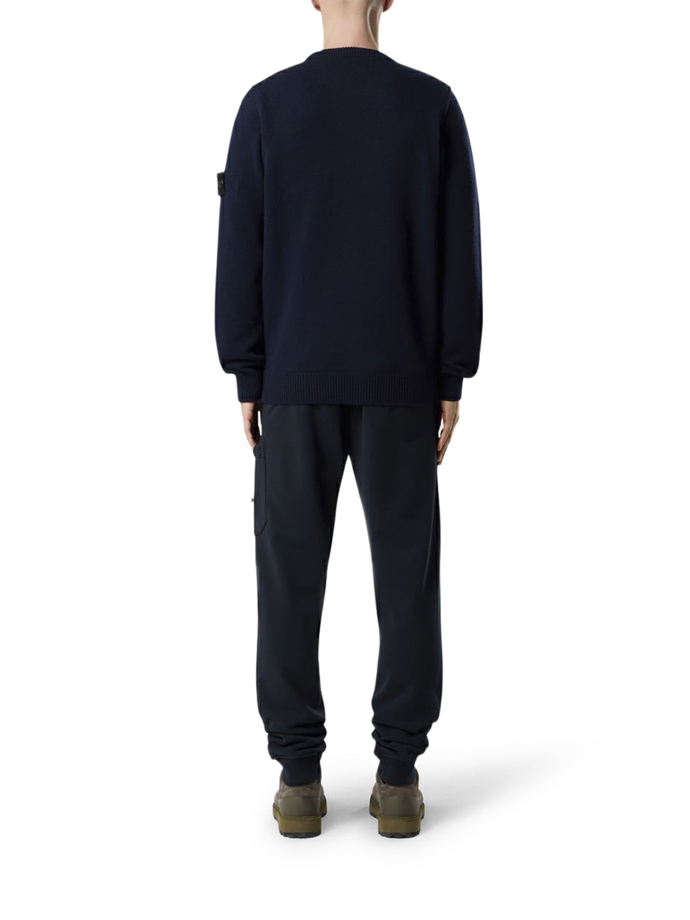 Оригінальна Melange Effect Sweater With Compass Logo Stone island – детальний вид