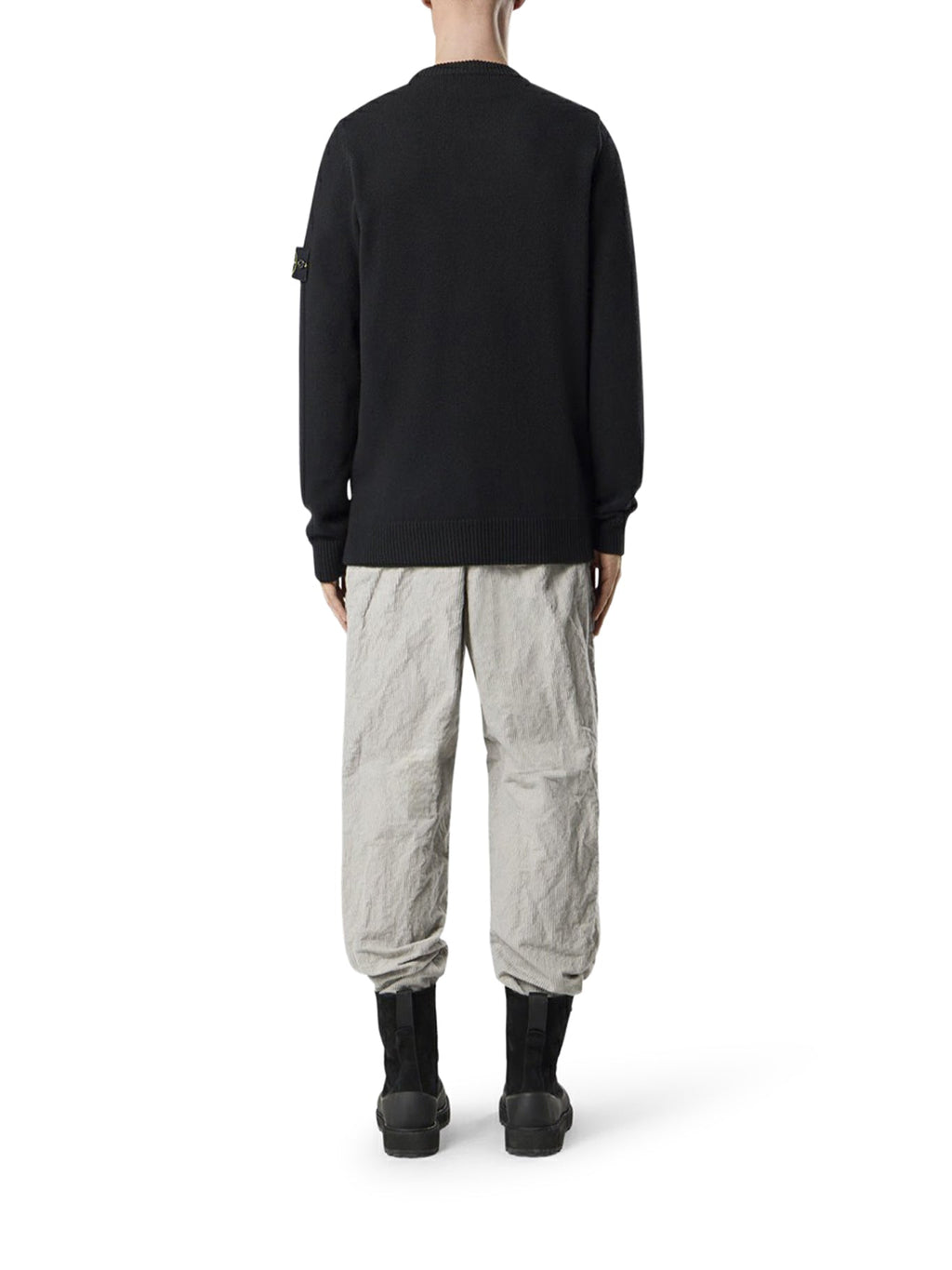 Оригінальна Melange Effect Sweater With Compass Logo Stone island – детальний вид