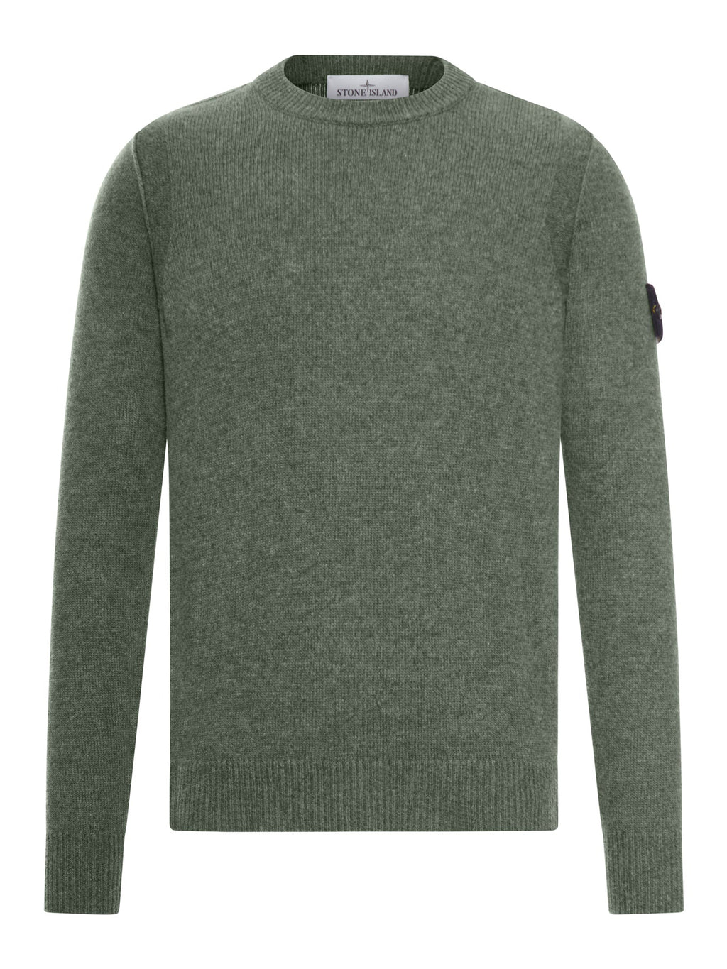 Оригінальна Melange Effect Sweater With Compass Logo Stone island – боковий вид