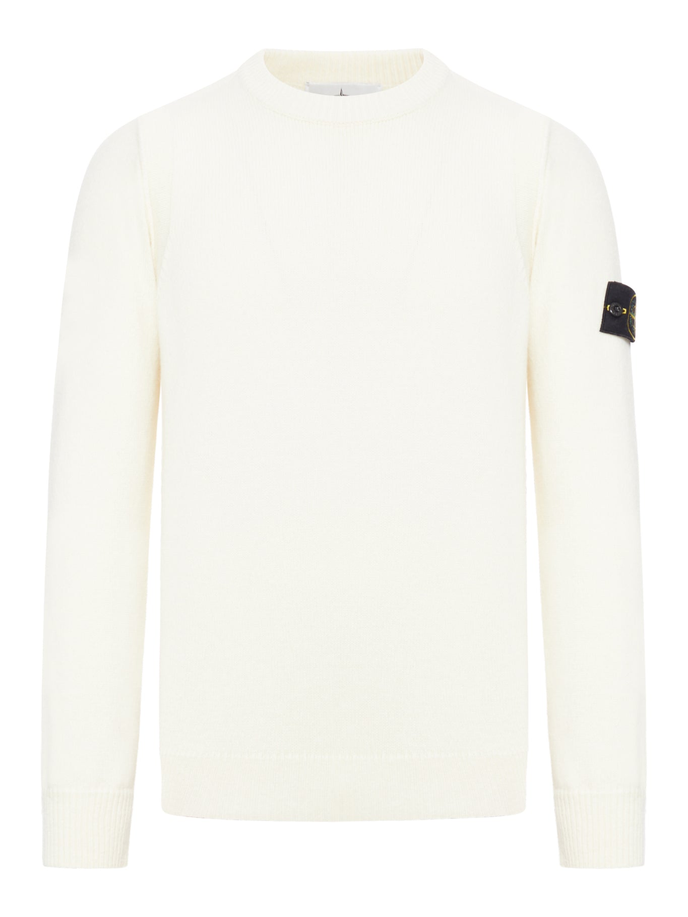 Оригінальна Melange Effect Sweater With Compass Logo Stone island – боковий вид