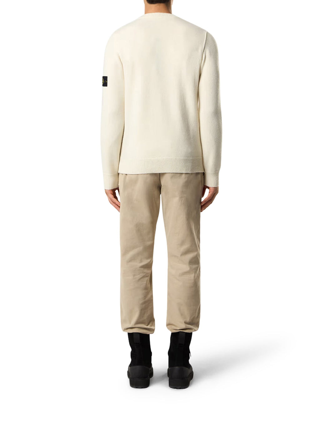 Оригінальна Melange Effect Sweater With Compass Logo Stone island – детальний вид