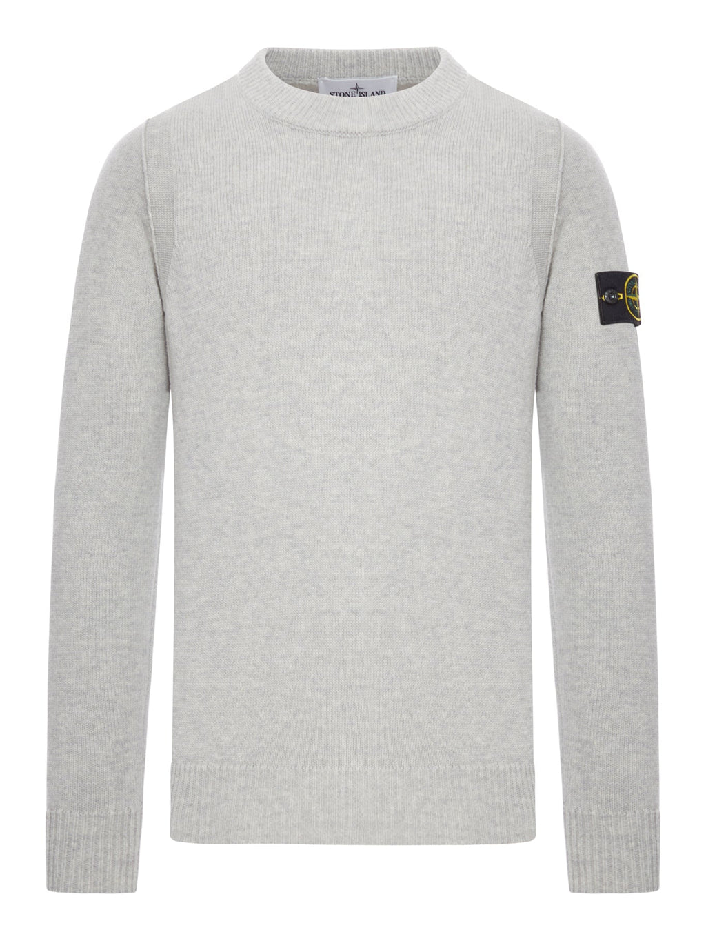 Оригінальна Melange Effect Sweater With Compass Logo Stone island – боковий вид