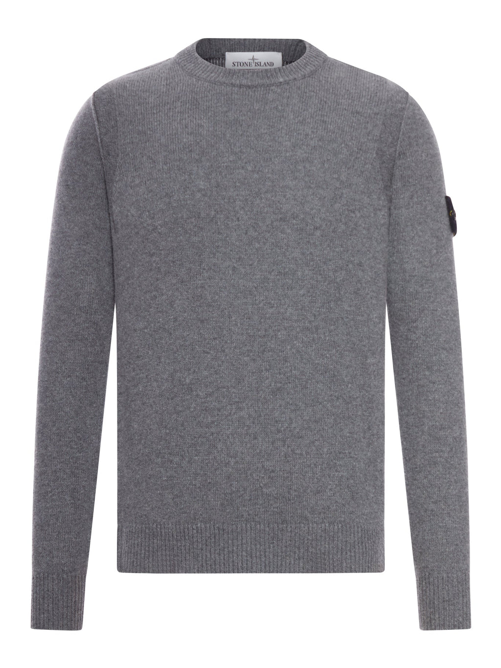 Оригінальна Melange Effect Sweater With Compass Logo Stone island – боковий вид