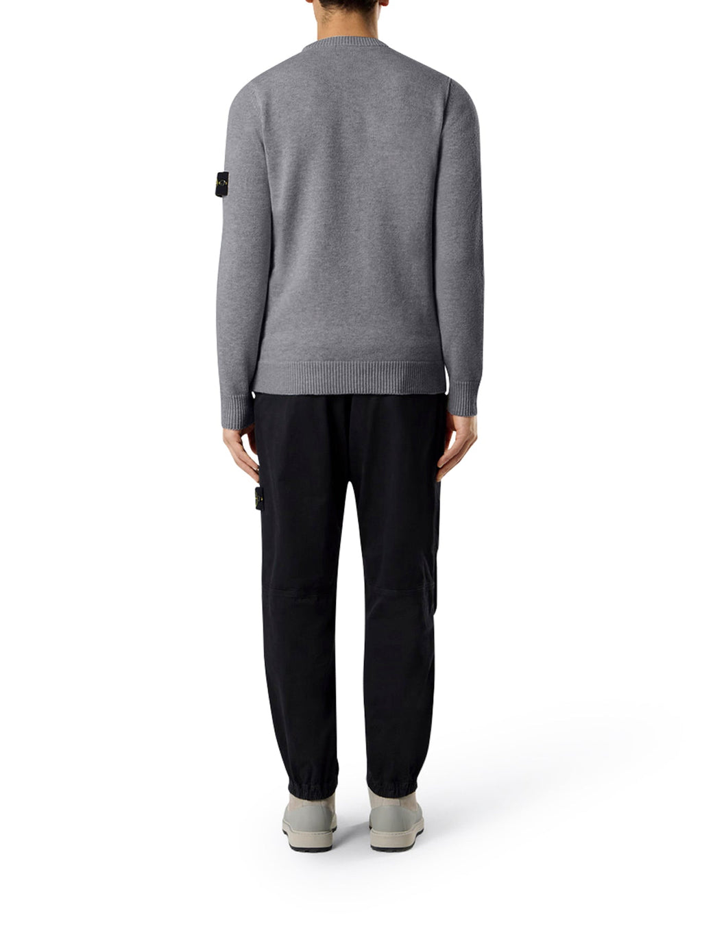Оригінальна Melange Effect Sweater With Compass Logo Stone island – детальний вид
