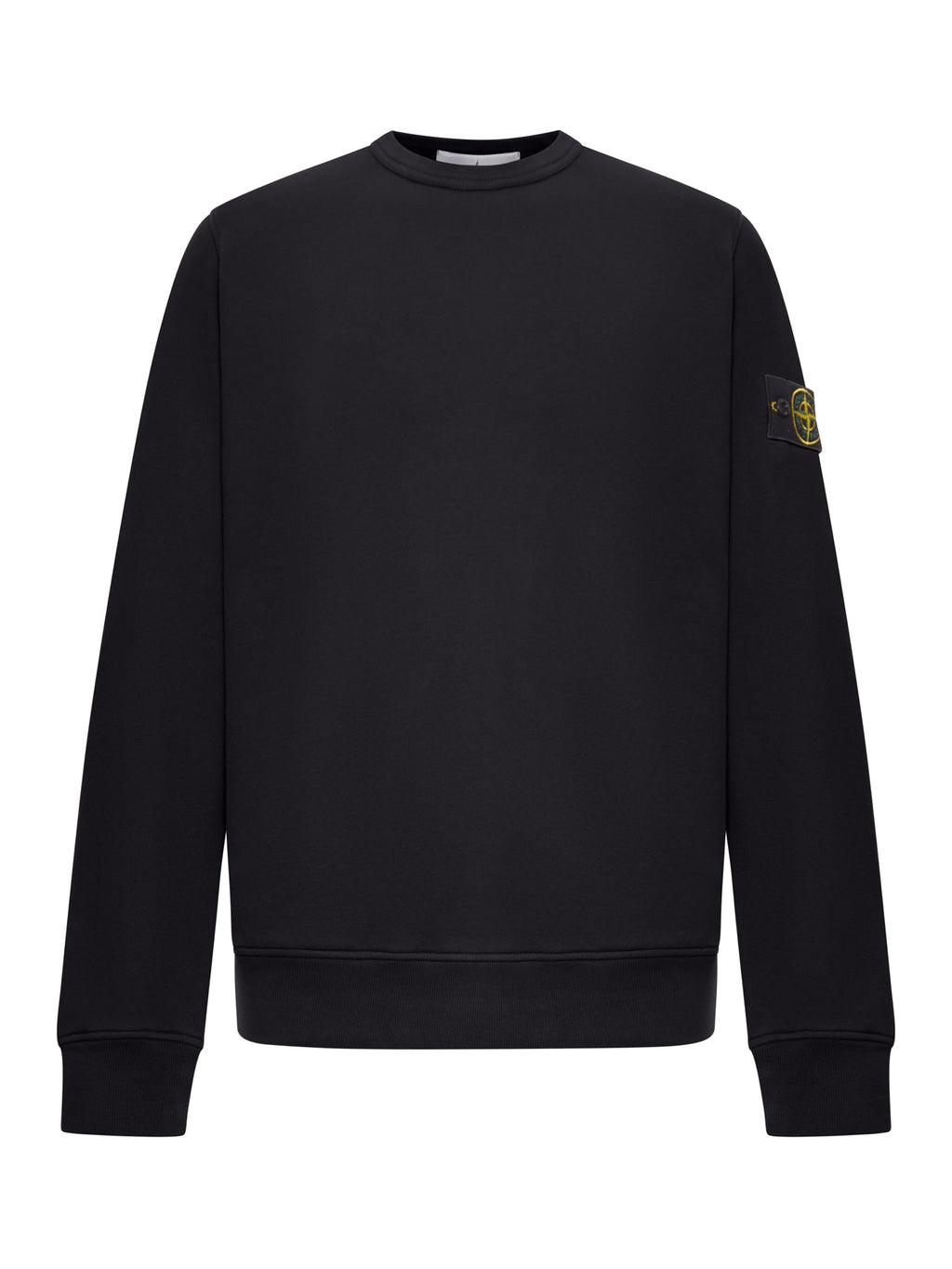 Оригінальна Crewneck Cotton Sweatshirt With Compass Logo Stone island – боковий вид