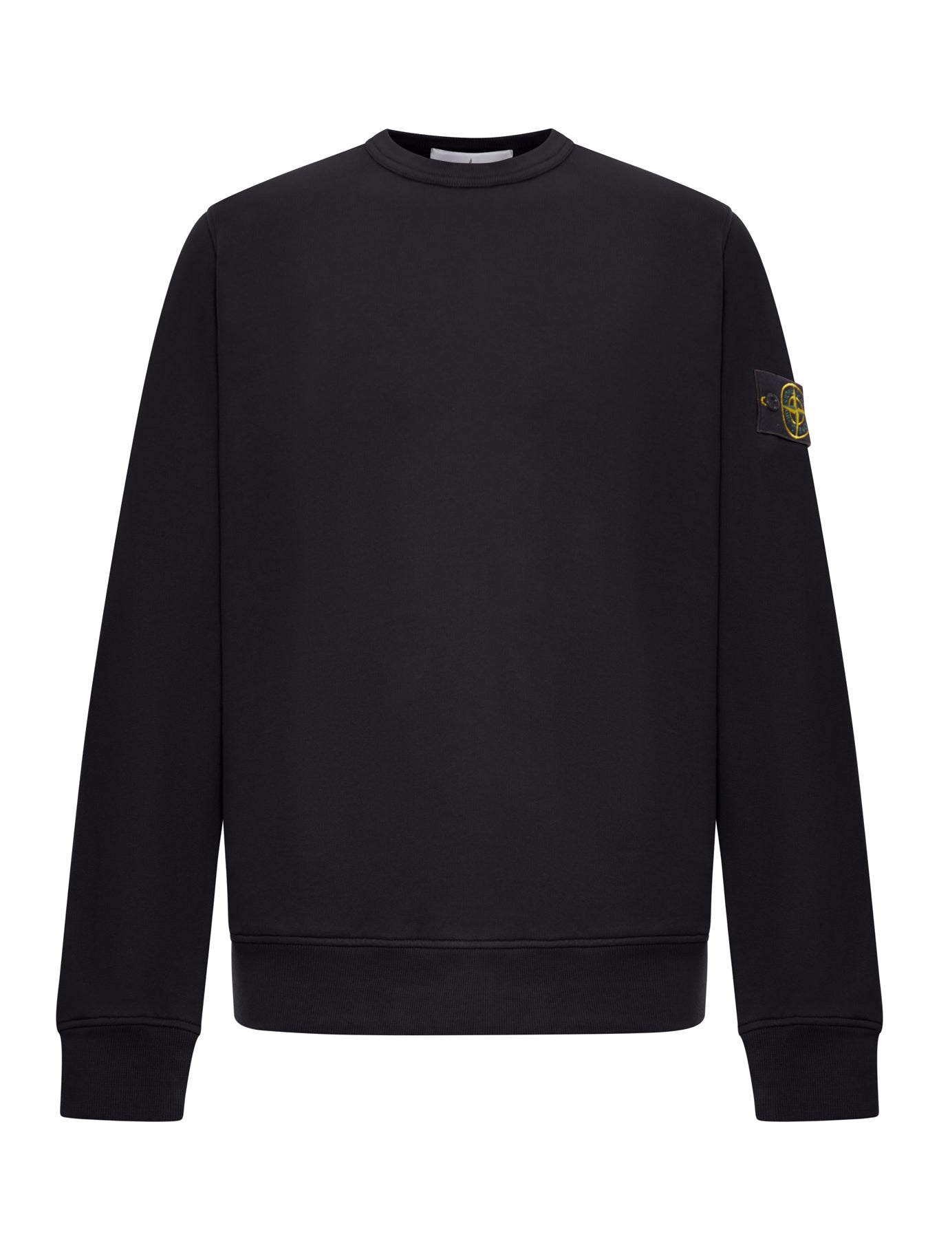 Оригінальна Crewneck Cotton Sweatshirt With Compass Logo Stone island – боковий вид