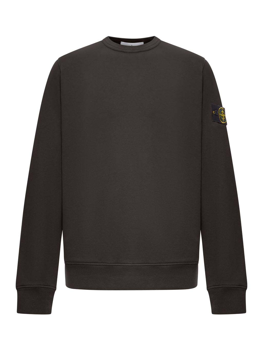 Оригінальна Crewneck Cotton Sweatshirt With Compass Logo Stone island – боковий вид