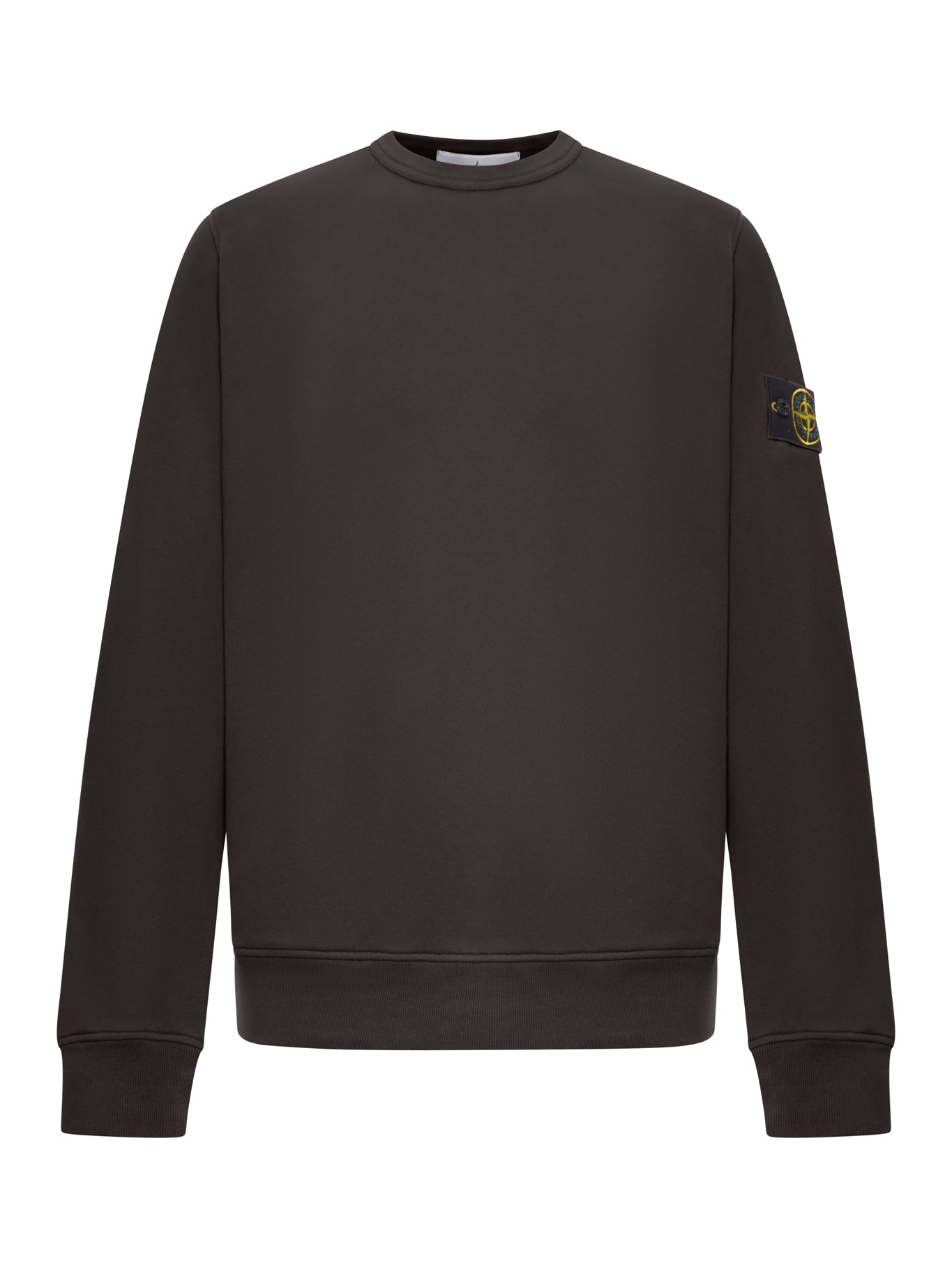Оригінальна Crewneck Cotton Sweatshirt With Compass Logo Stone island – боковий вид