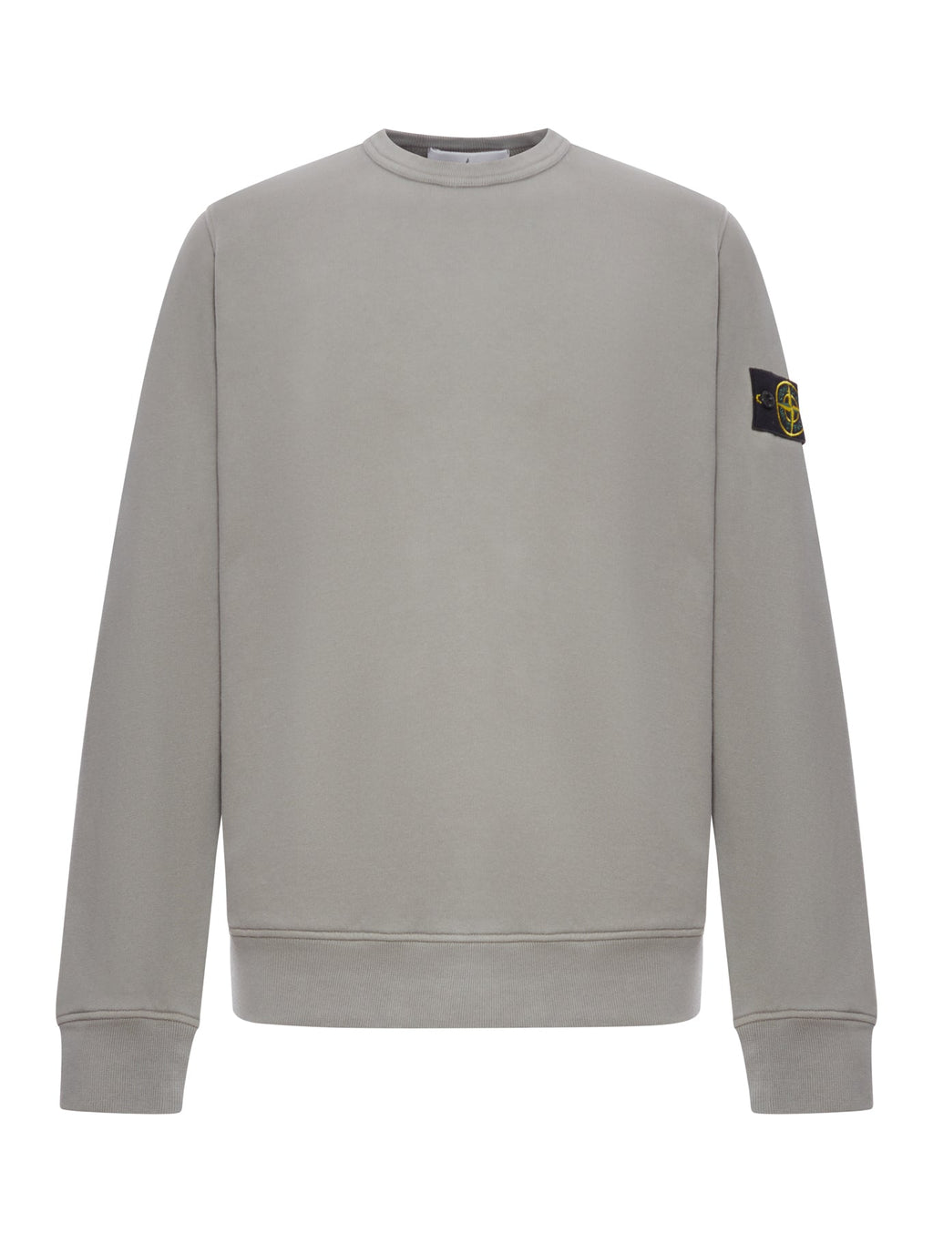 Оригінальна Crewneck Cotton Sweatshirt With Compass Logo Stone island – боковий вид