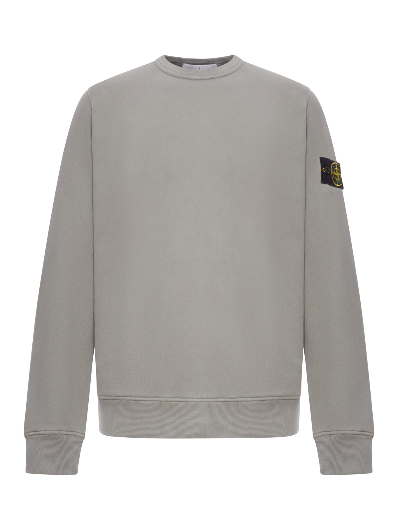 Оригінальна Crewneck Cotton Sweatshirt With Compass Logo Stone island – боковий вид
