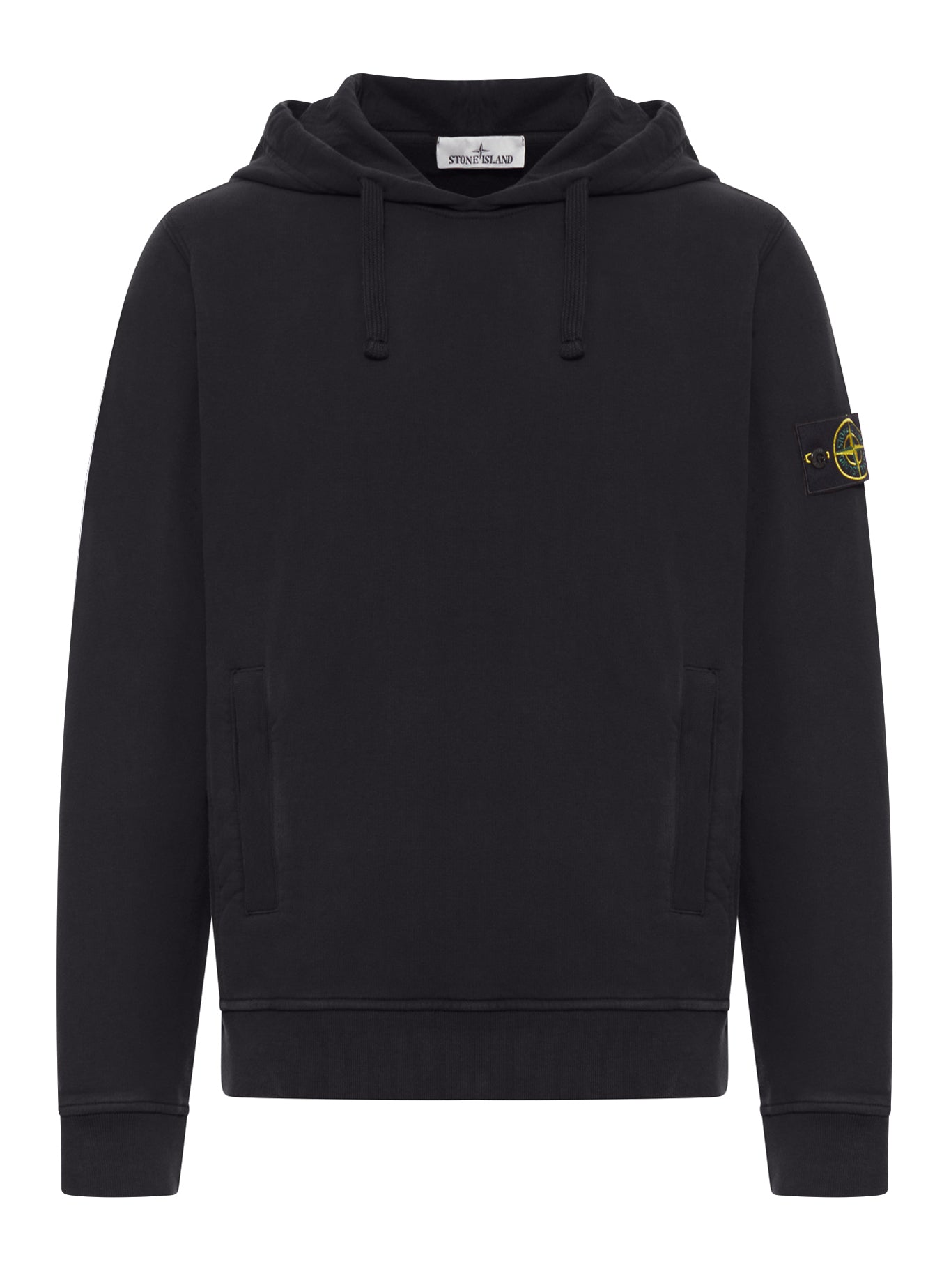 Оригінальна Cotton Hoodie With Compass Logo Stone island – боковий вид