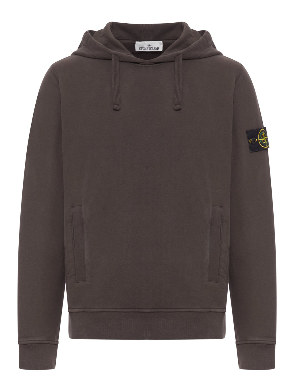 Оригінальна Cotton Hoodie With Compass Logo Stone island – боковий вид