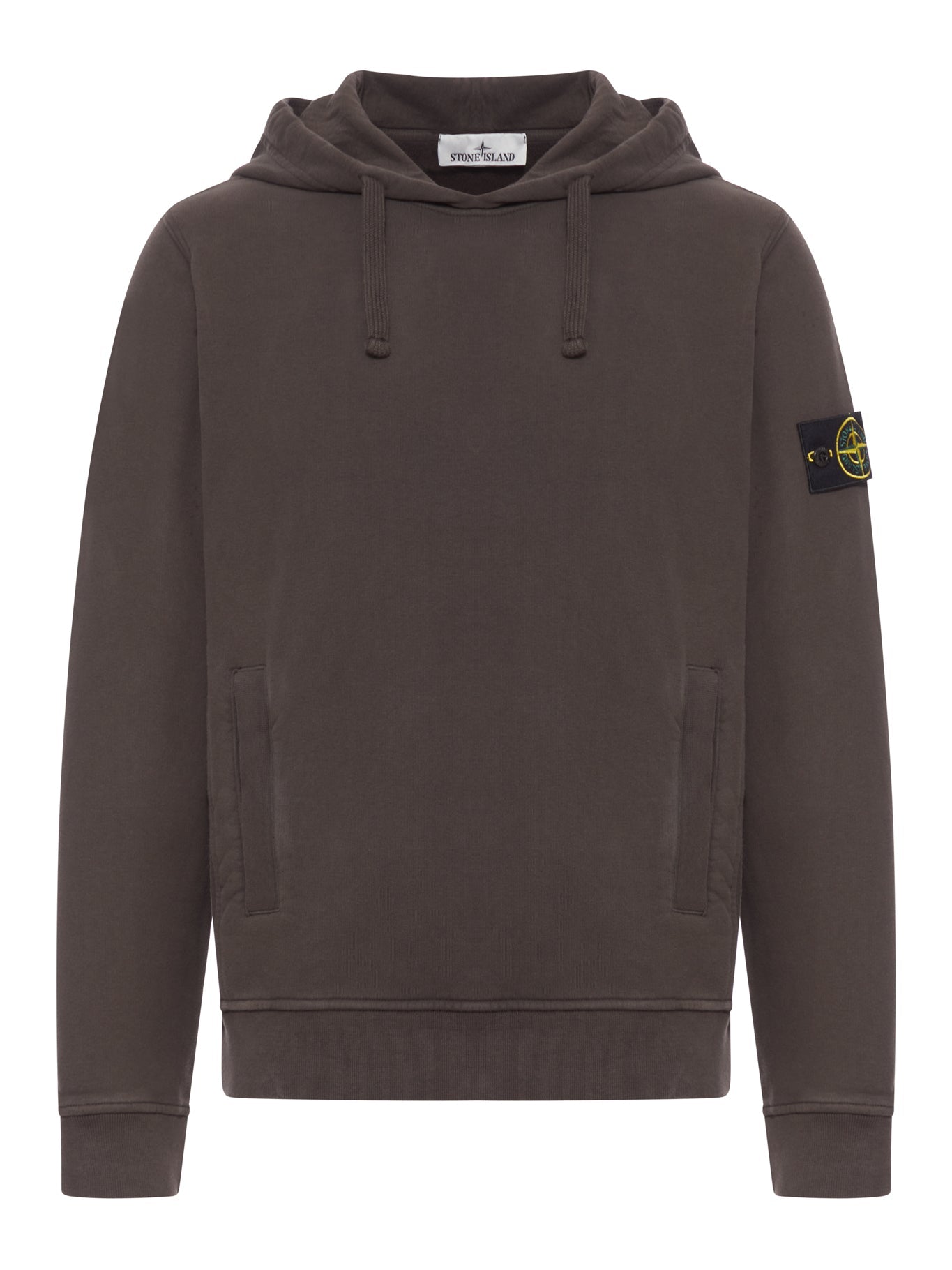 Оригінальна Cotton Hoodie With Compass Logo Stone island – боковий вид
