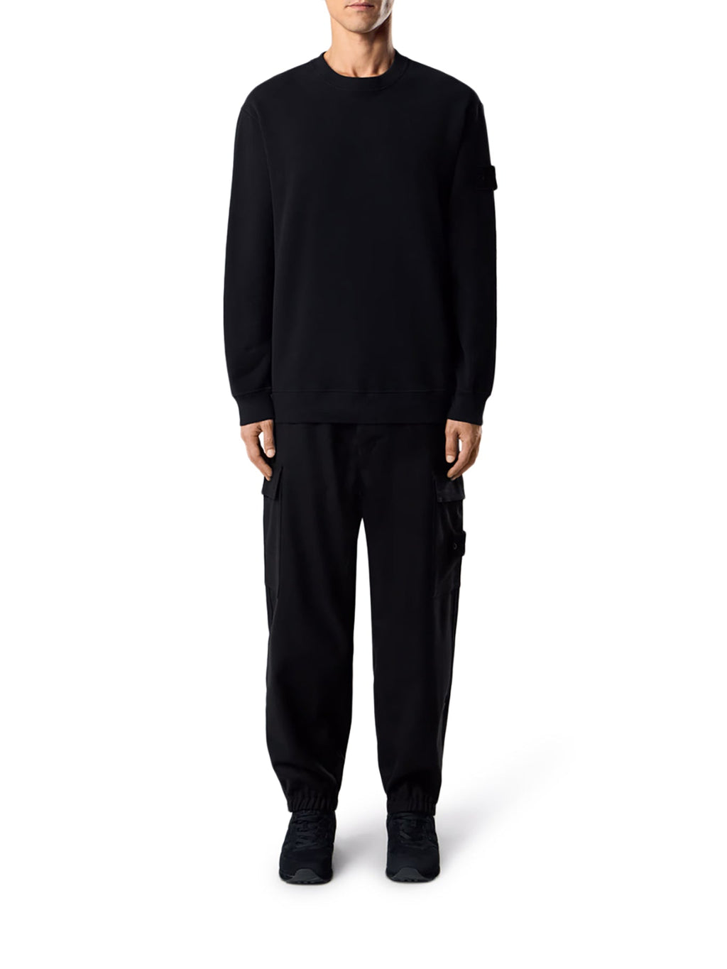 Оригінальна Ghost Crew Neck Sweatshirt Stone island – вид ззаду
