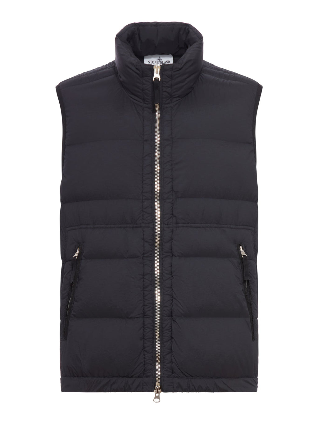 Drop-Proof Down Vest Stone island – Гарантія оригінальності – боковий вид