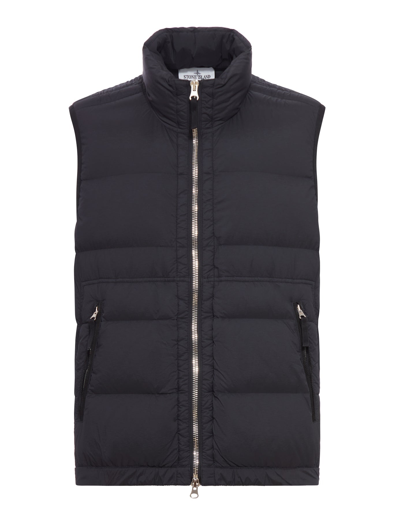 Drop-Proof Down Vest Stone island – Гарантія оригінальності – боковий вид