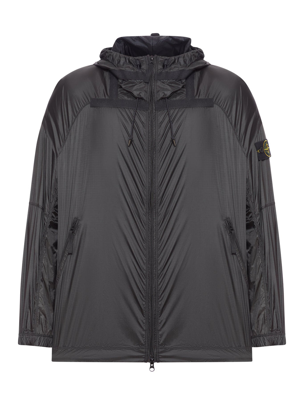 Оригінальна Lightweight Hooded Jacket With Anti-Drop Stone island – боковий вид