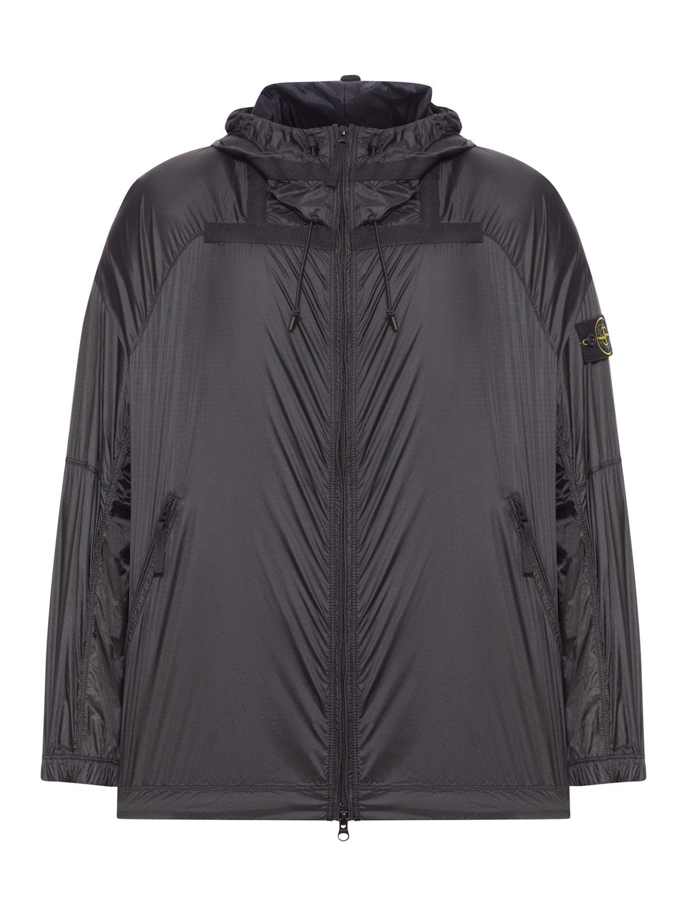 Оригінальна Lightweight Hooded Jacket With Anti-Drop Stone island – боковий вид