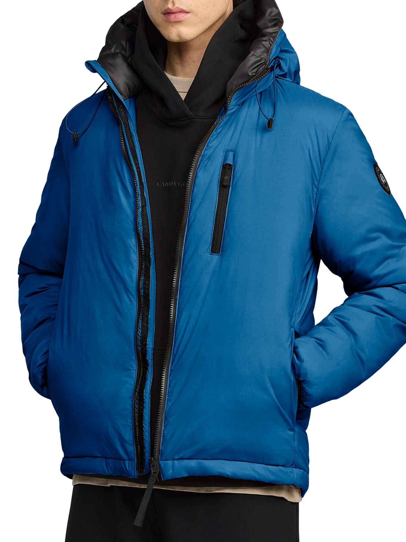 Lodge Black Label Hooded Jacket Canada goose – Гарантія оригінальності – вид ззаду