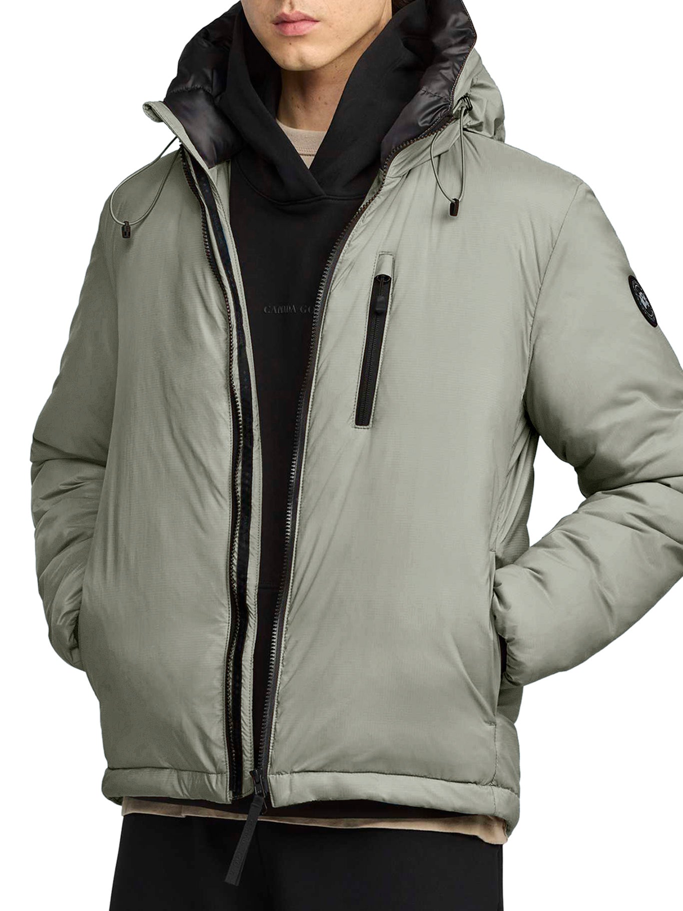 Lodge Black Label Hooded Jacket Canada goose – Гарантія оригінальності – вид ззаду