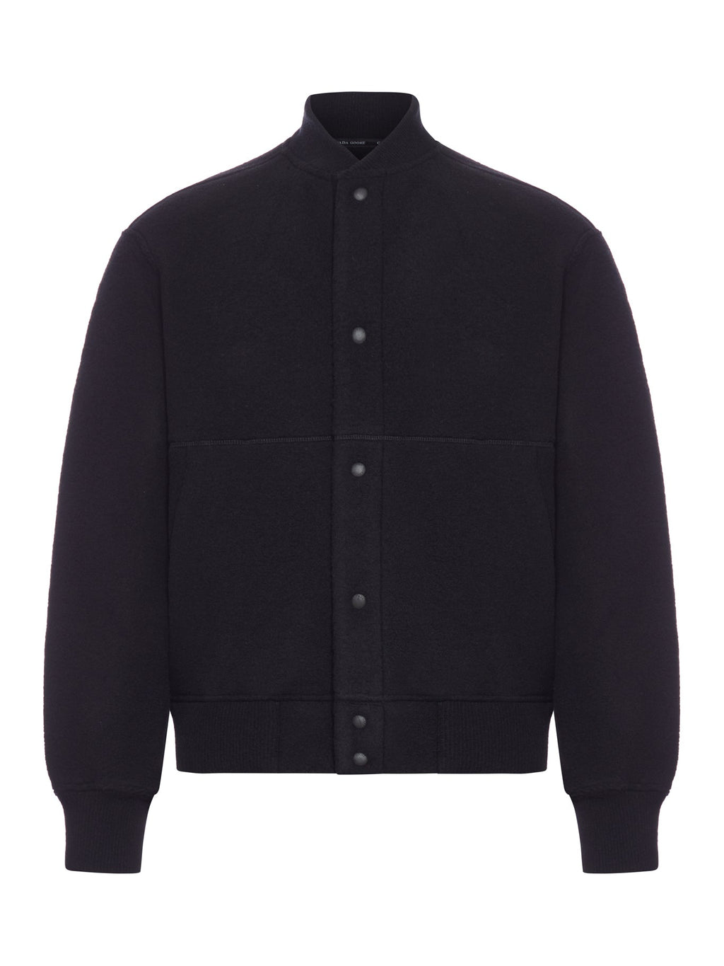 Hudson Black Label Fleece Bomber Jacket Canada goose – Гарантія оригінальності – боковий вид