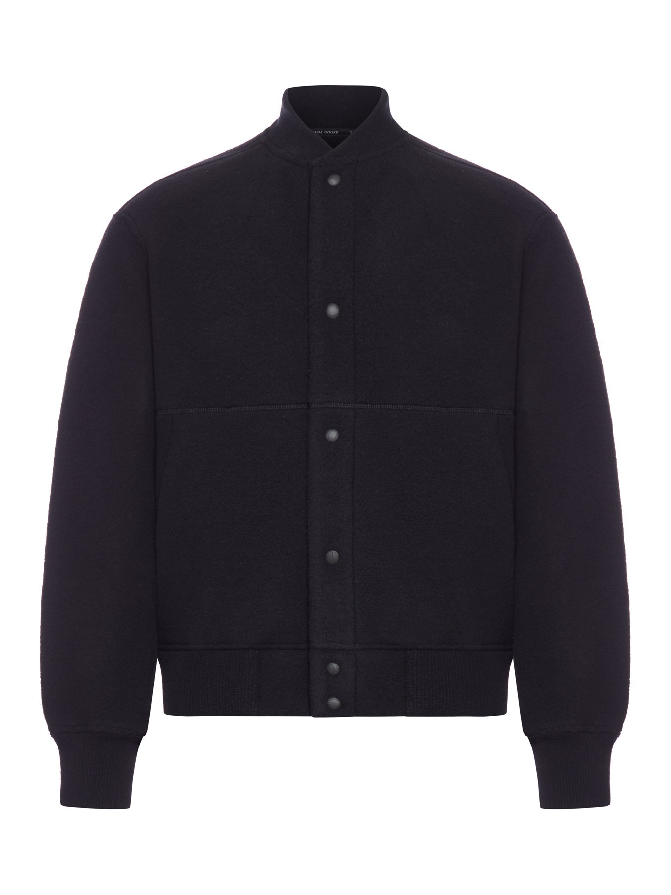 Hudson Black Label Fleece Bomber Jacket Canada goose – Гарантія оригінальності – боковий вид