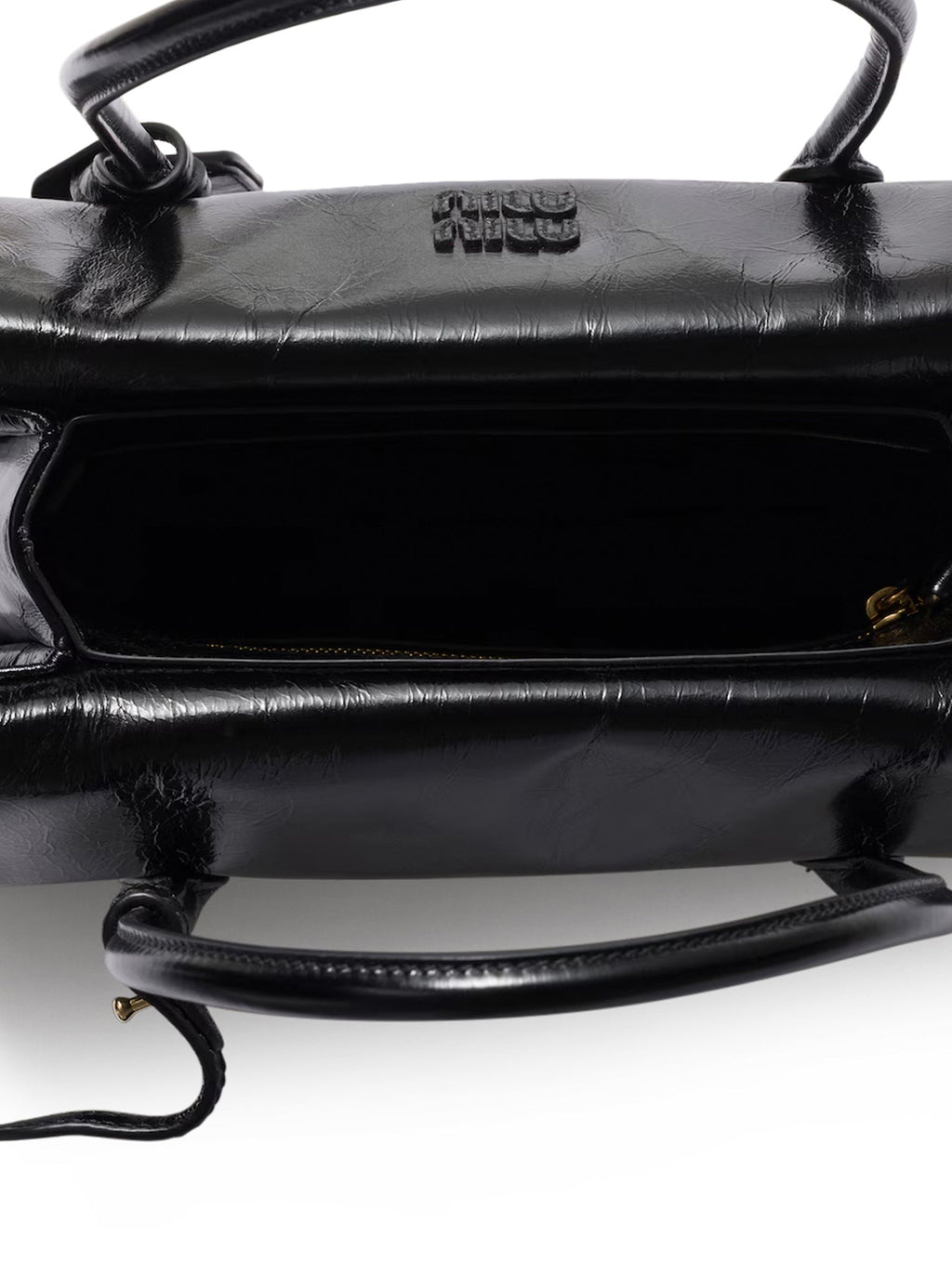 Оригінальна Solitaire Bag In Shiny Leather Miu miu – збільшений вид
