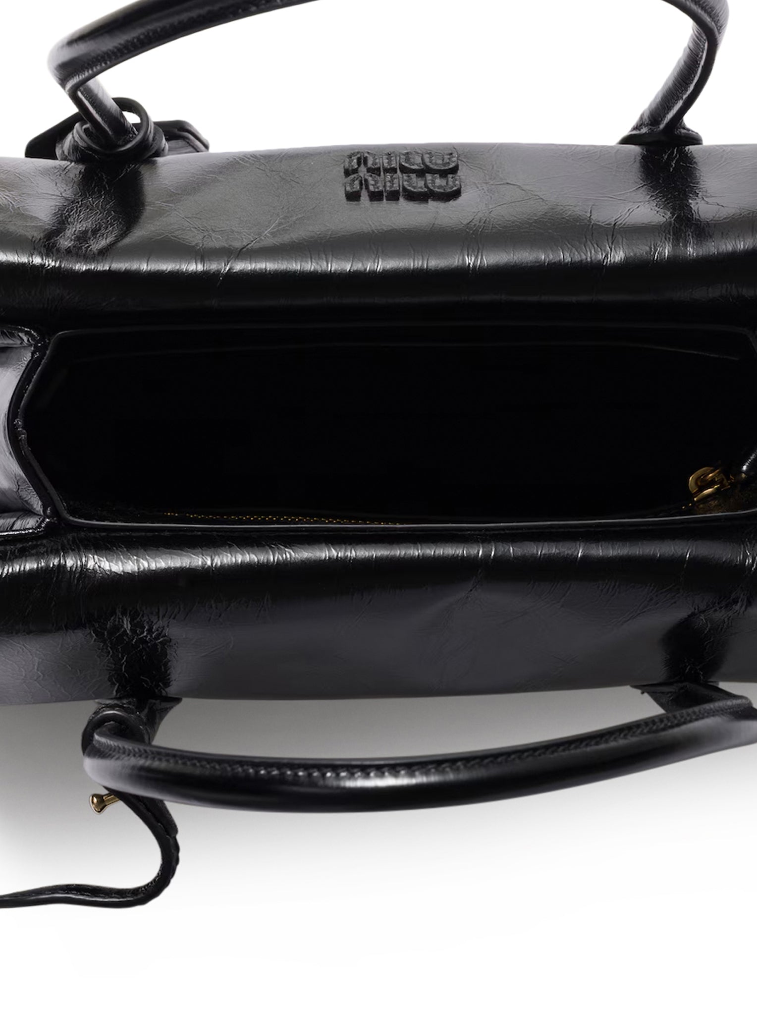 Оригінальна Solitaire Bag In Shiny Leather Miu miu – збільшений вид