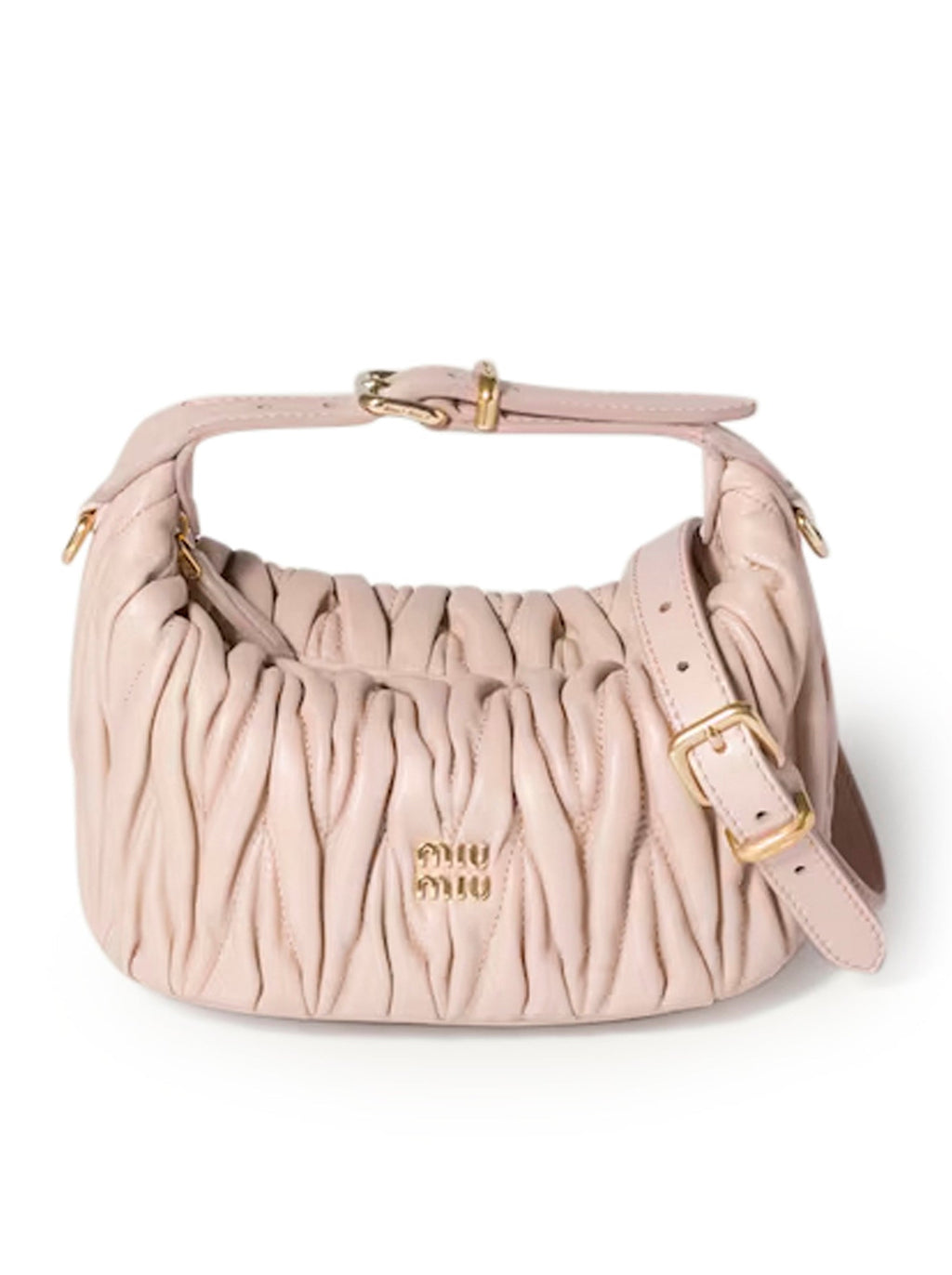 POUCH IN NAPPA MATELASSE` MIU MIU оригінал – Купити в Україні – боковий вид