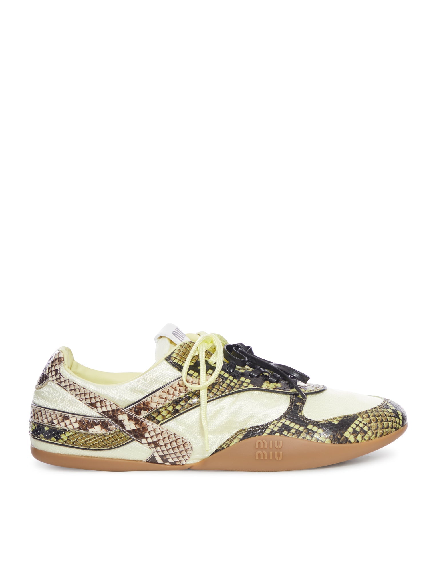 Python-Effect Sneaker Miu miu – Гарантія оригінальності – боковий вид