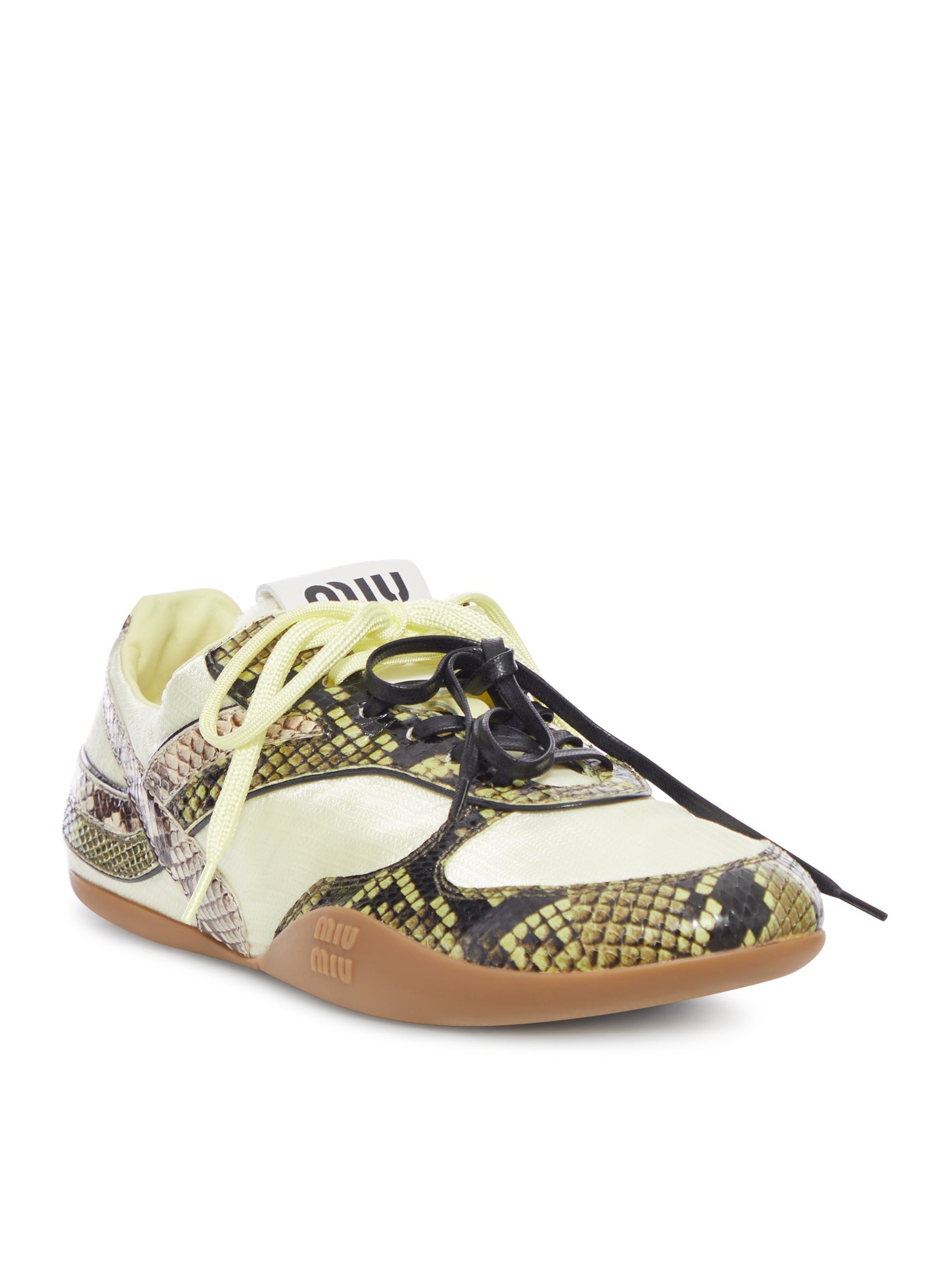 Python-Effect Sneaker Miu miu – Гарантія оригінальності – вид ззаду
