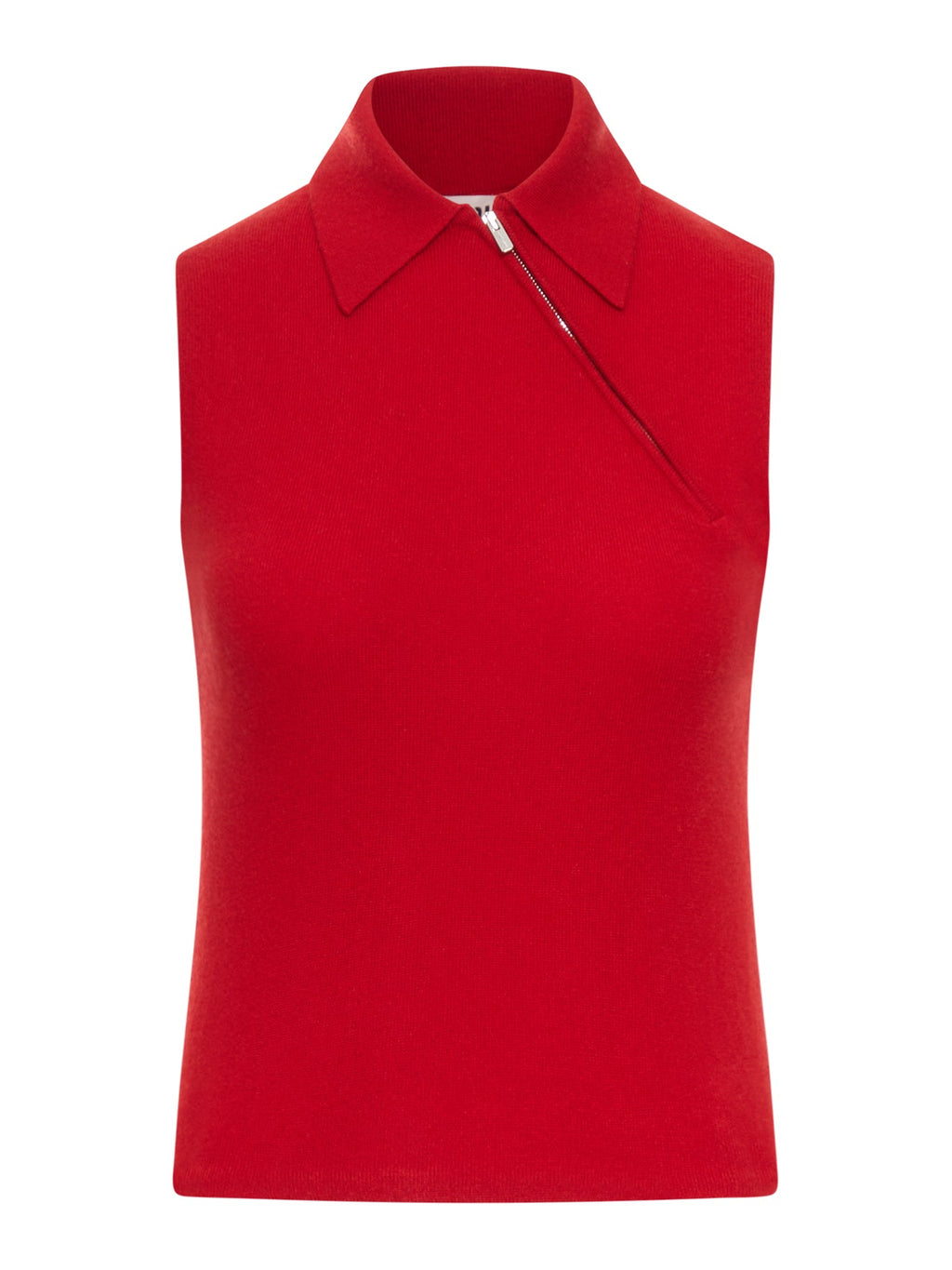 Cashmere Sleeveless Polo Shirt Miu miu оригінал – Купити в Україні – боковий вид