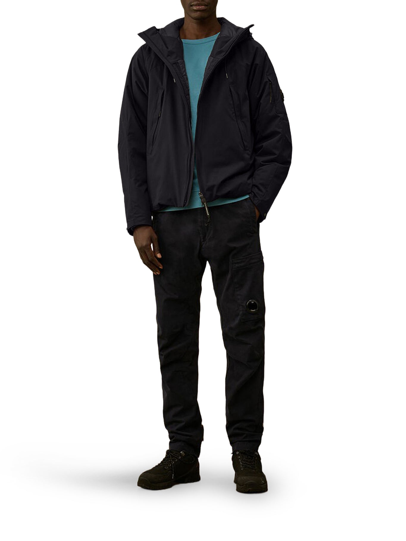 PRO-TEK PADDED HOODED JACKET CP COMPANY – Гарантія оригінальності – вид ззаду