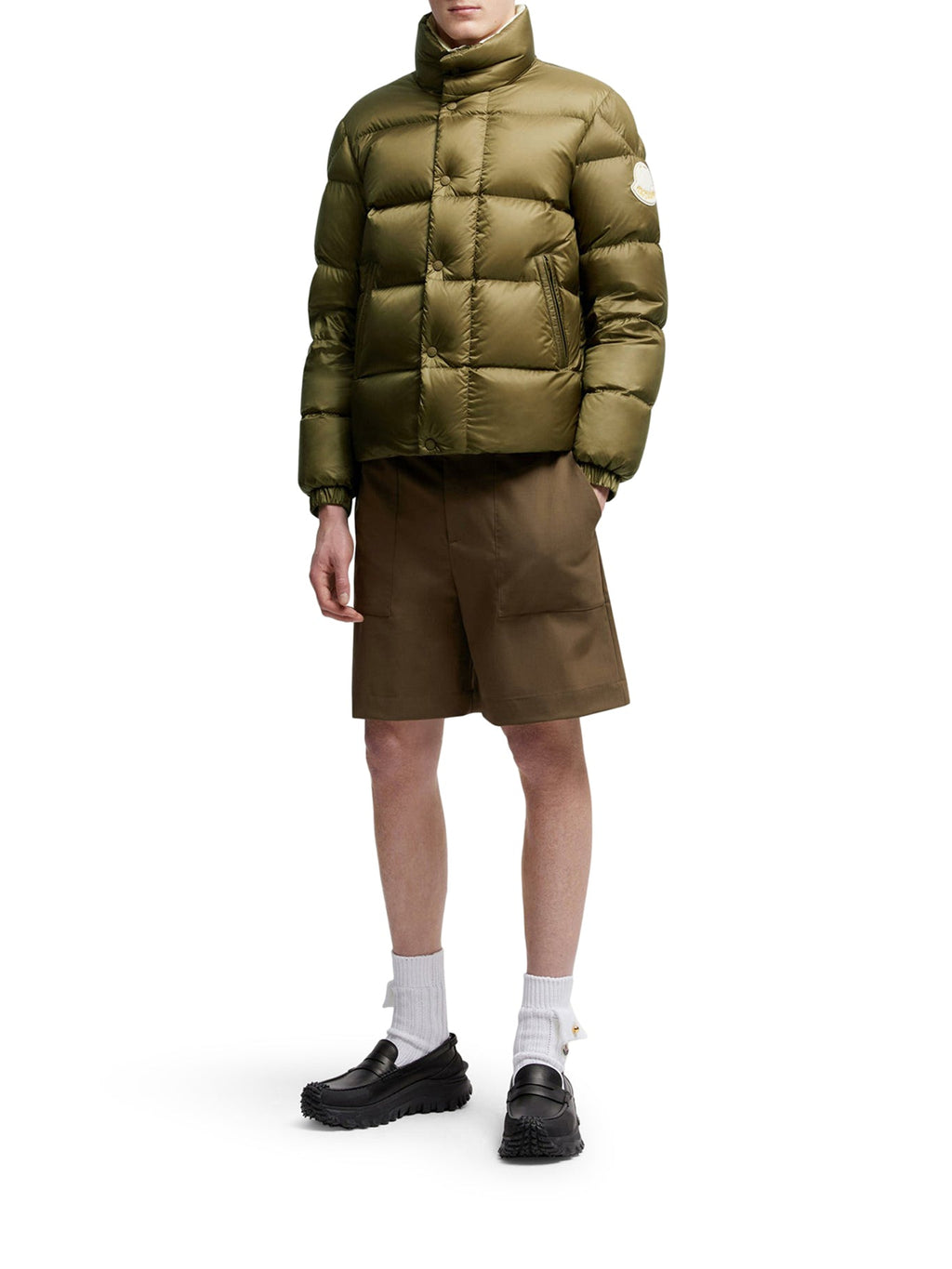 Tripiti Short Down Jacket Moncler оригінал – Купити в Україні – вид ззаду