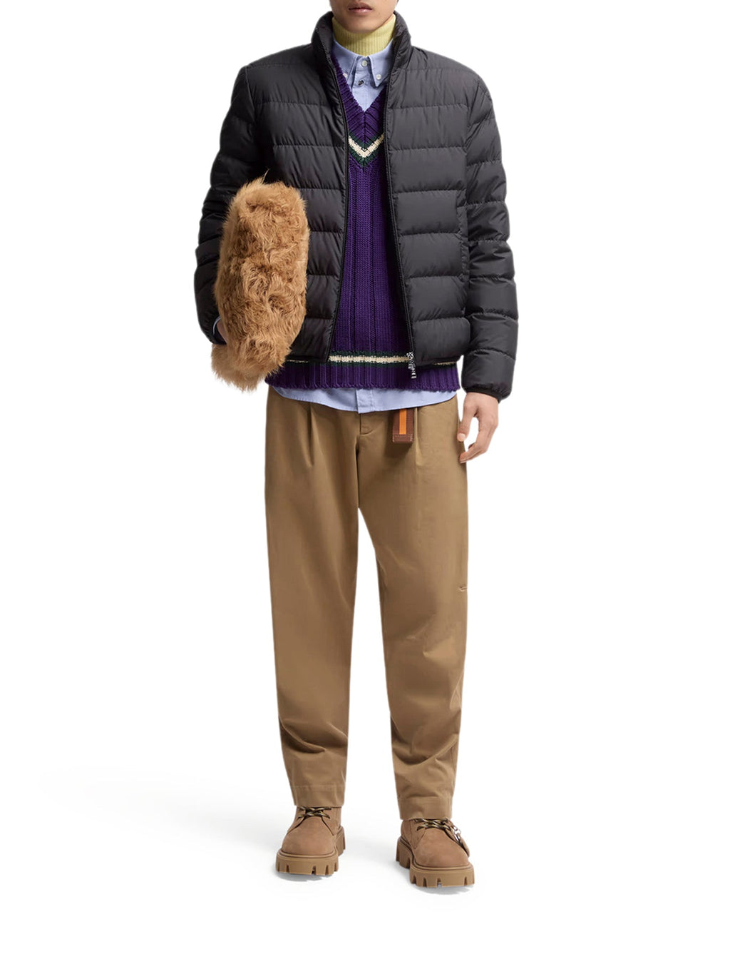 Baudinet Short Down Jacket Moncler – Гарантія оригінальності – вид ззаду