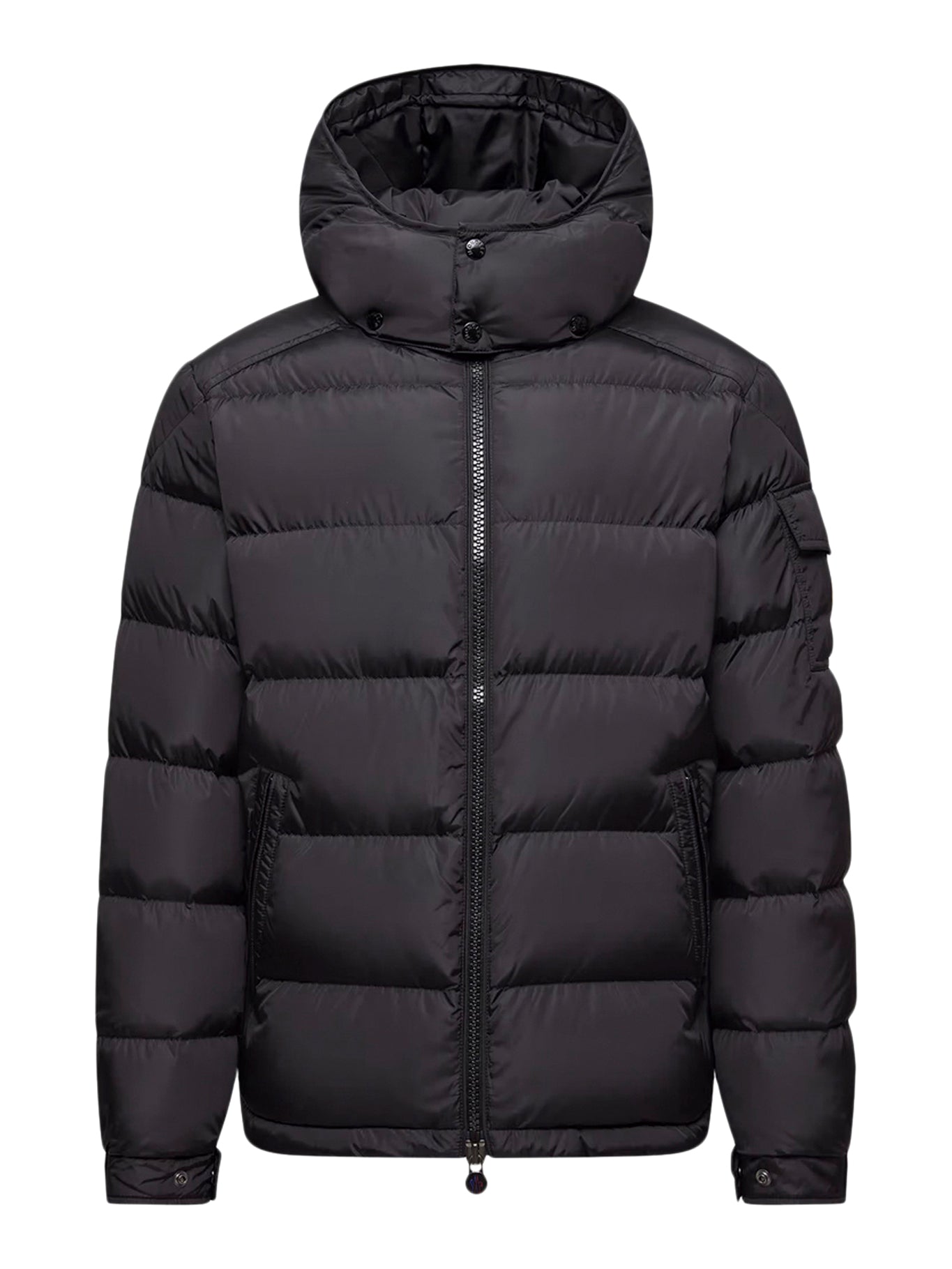 Оригінальна Maya Short Down Jacket With Hood Moncler – боковий вид