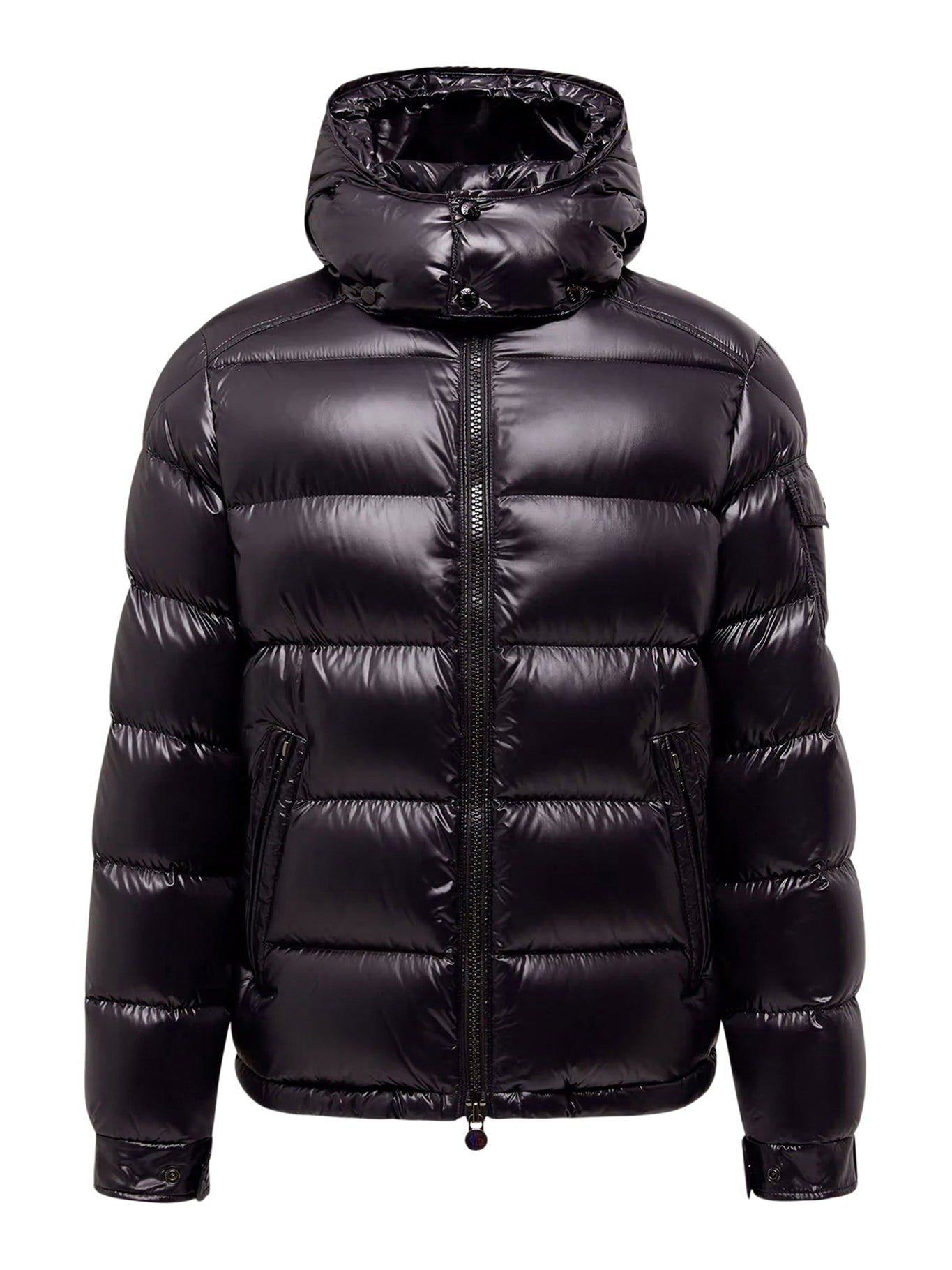Оригінальна Maya Short Down Jacket With Hood Moncler – боковий вид