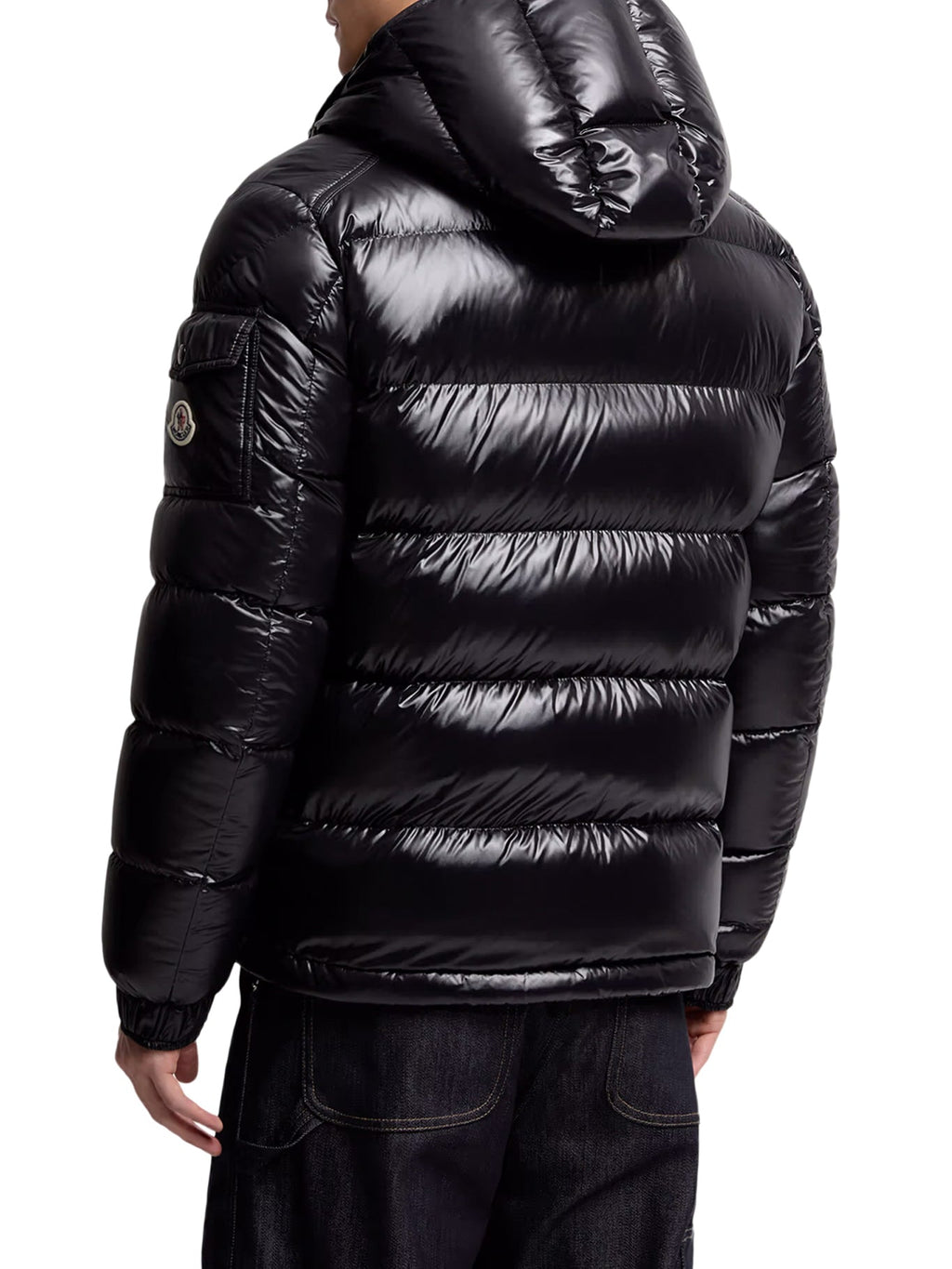 Оригінальна Maya Short Down Jacket With Hood Moncler – збільшений вид