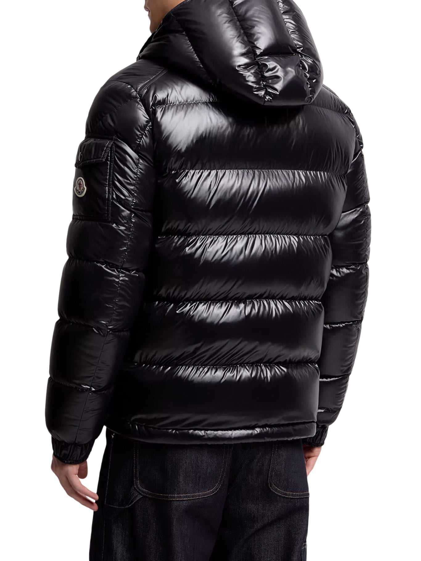 Оригінальна Maya Short Down Jacket With Hood Moncler – збільшений вид