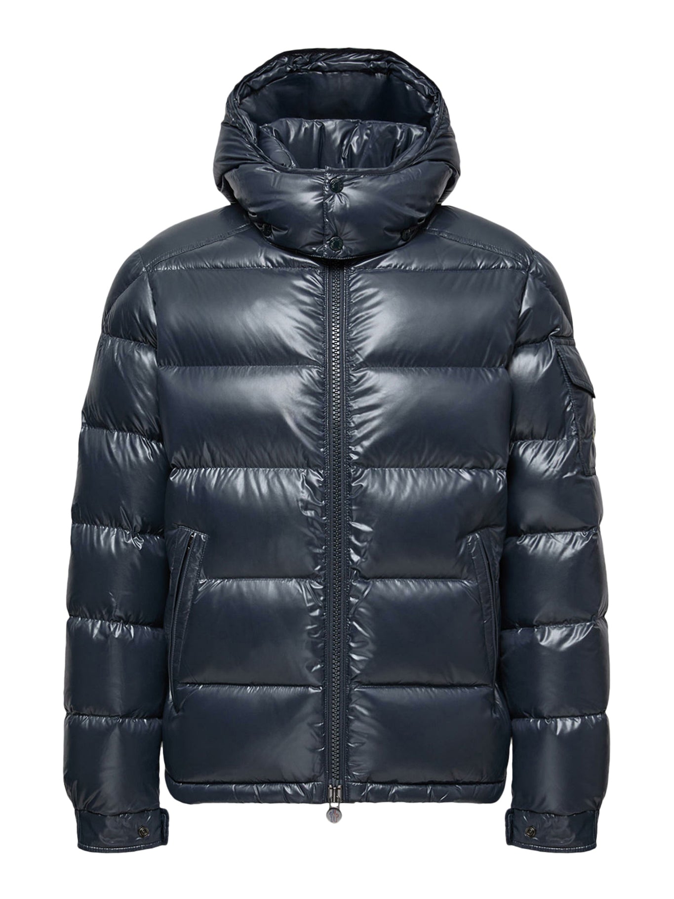 Оригінальна Maya Short Down Jacket With Hood Moncler – боковий вид