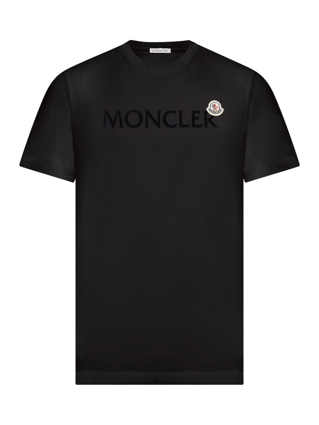 Cotton Flocked Logo T-Shirt Moncler – Гарантія оригінальності – боковий вид