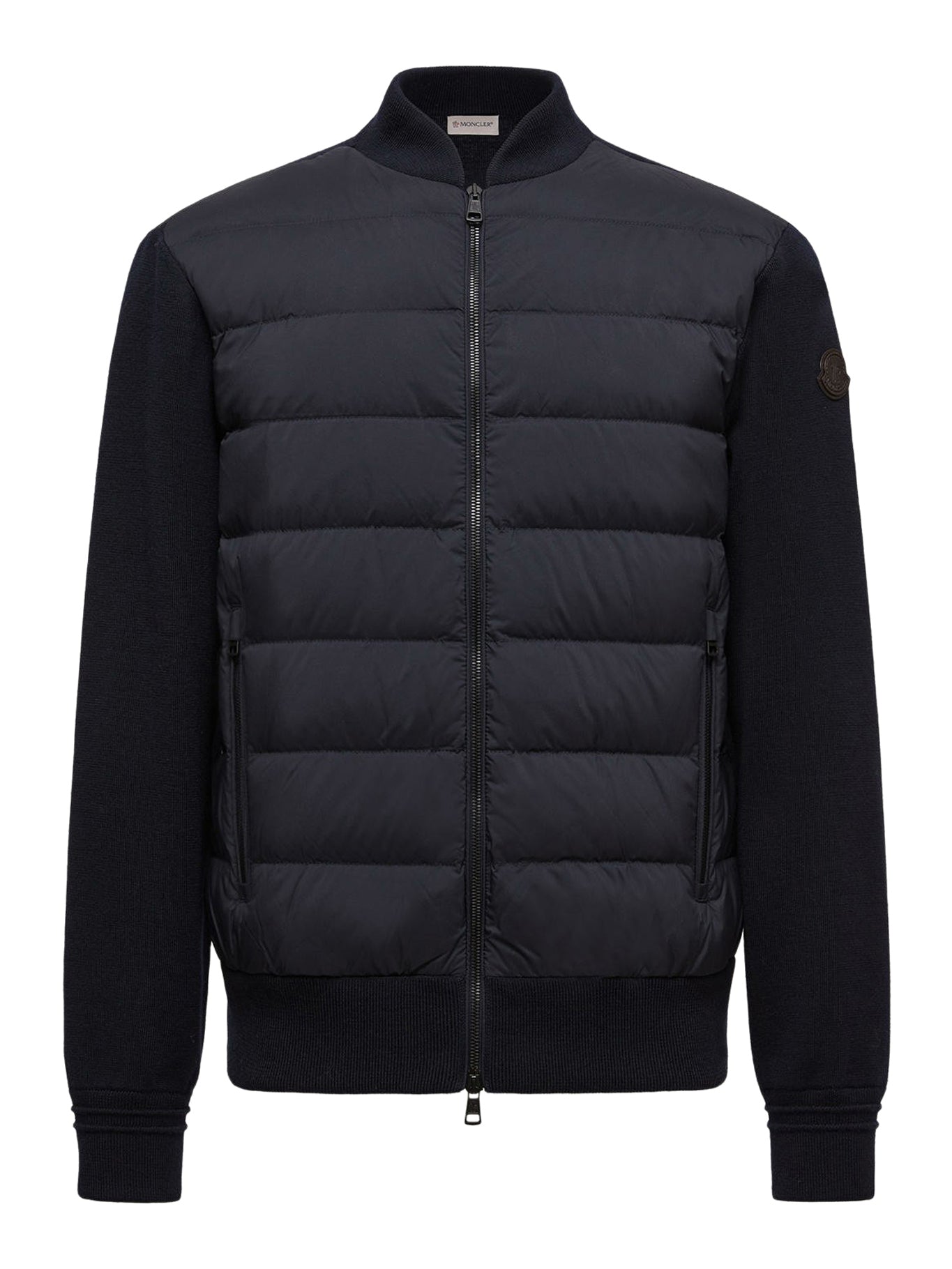 Wool Padded Cardigan With Zip Moncler оригінал – Купити в Україні – боковий вид