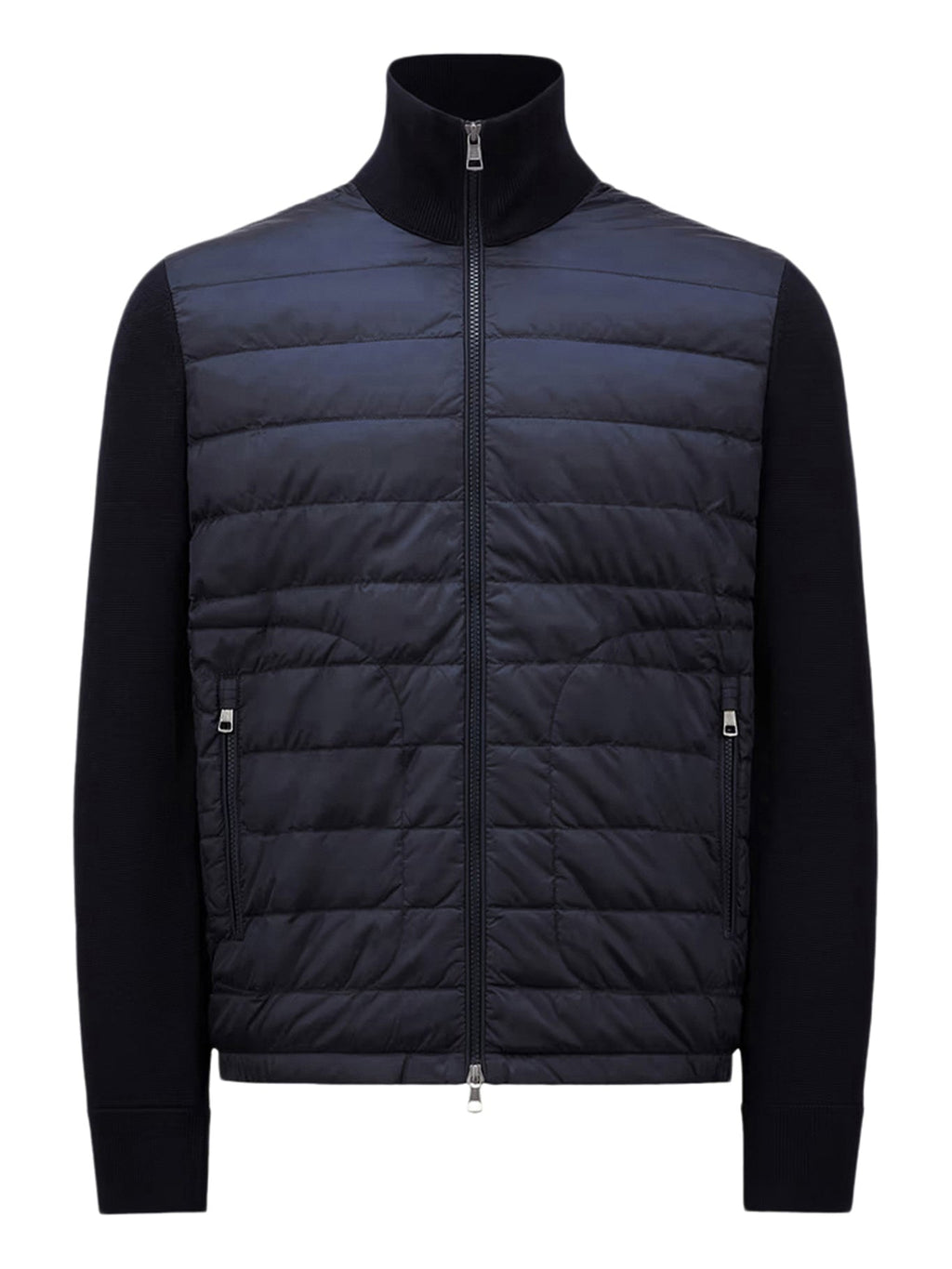 Оригінальна Padded Cardigan With Zip Moncler – боковий вид