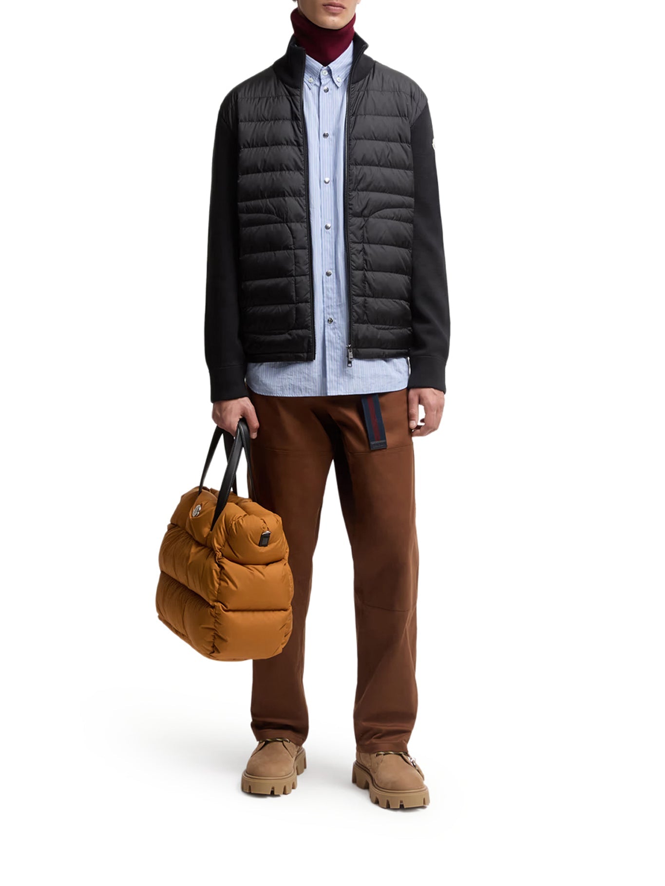 Оригінальна Padded Cardigan With Zip Moncler – вид ззаду
