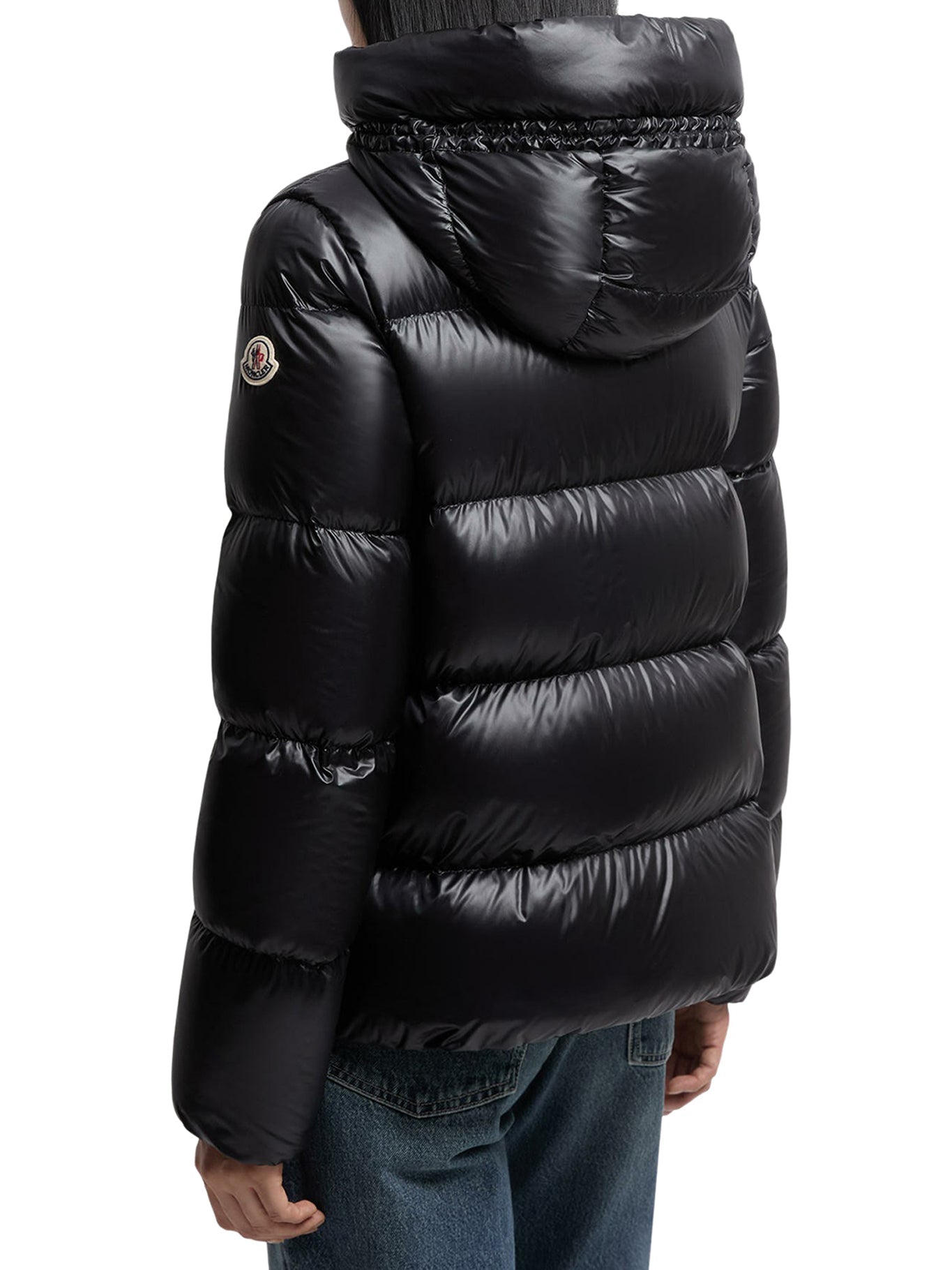Оригінальна Serittes Short Down Jacket With Hood Moncler – збільшений вид