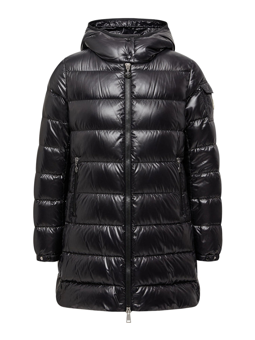 Оригінальна MIDI Courcelles Down Jacket With Hood Moncler – боковий вид