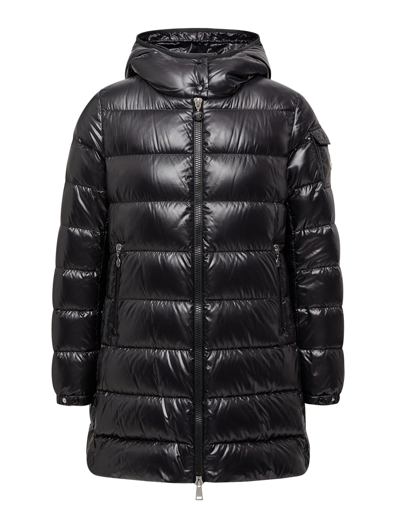 Оригінальна MIDI Courcelles Down Jacket With Hood Moncler – боковий вид